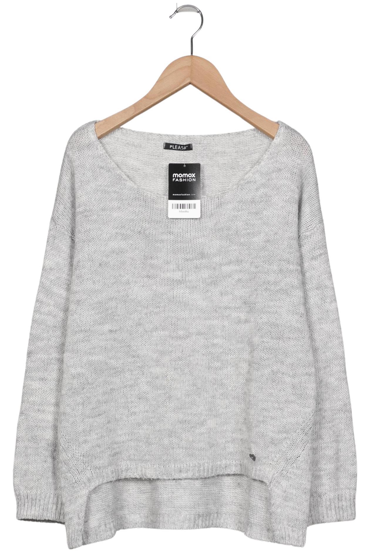 

Please Damen Pullover, grau, Gr. 44