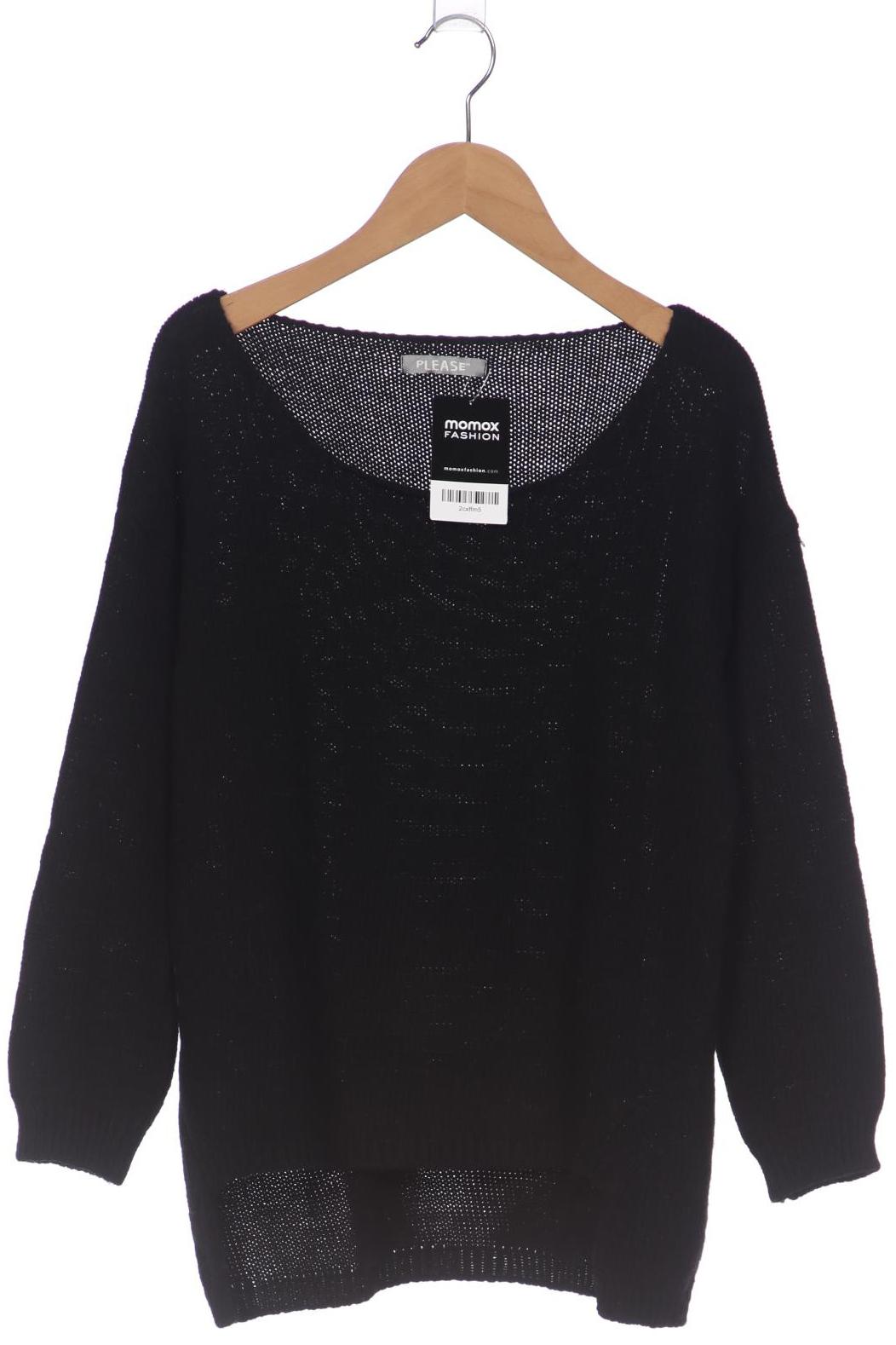 

Please Damen Pullover, schwarz, Gr. 38