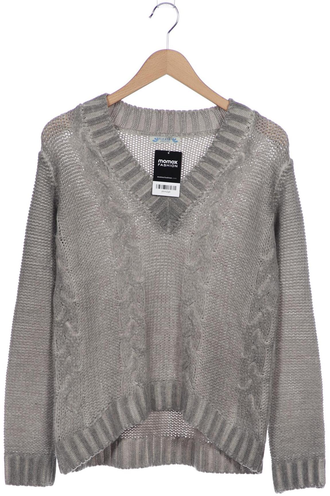 

Please Damen Pullover, grau, Gr. 42