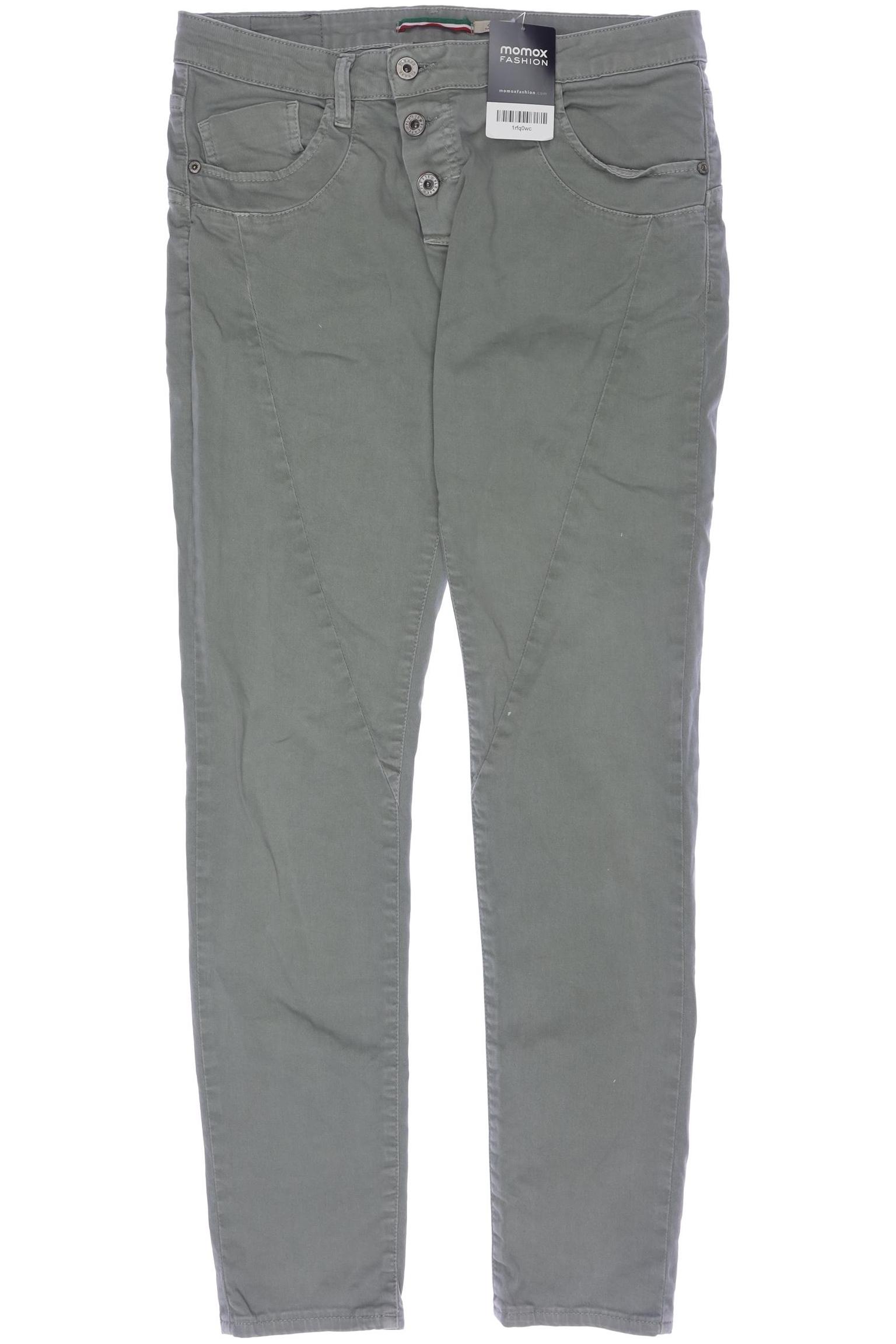 

Please Damen Stoffhose, grün, Gr. 0