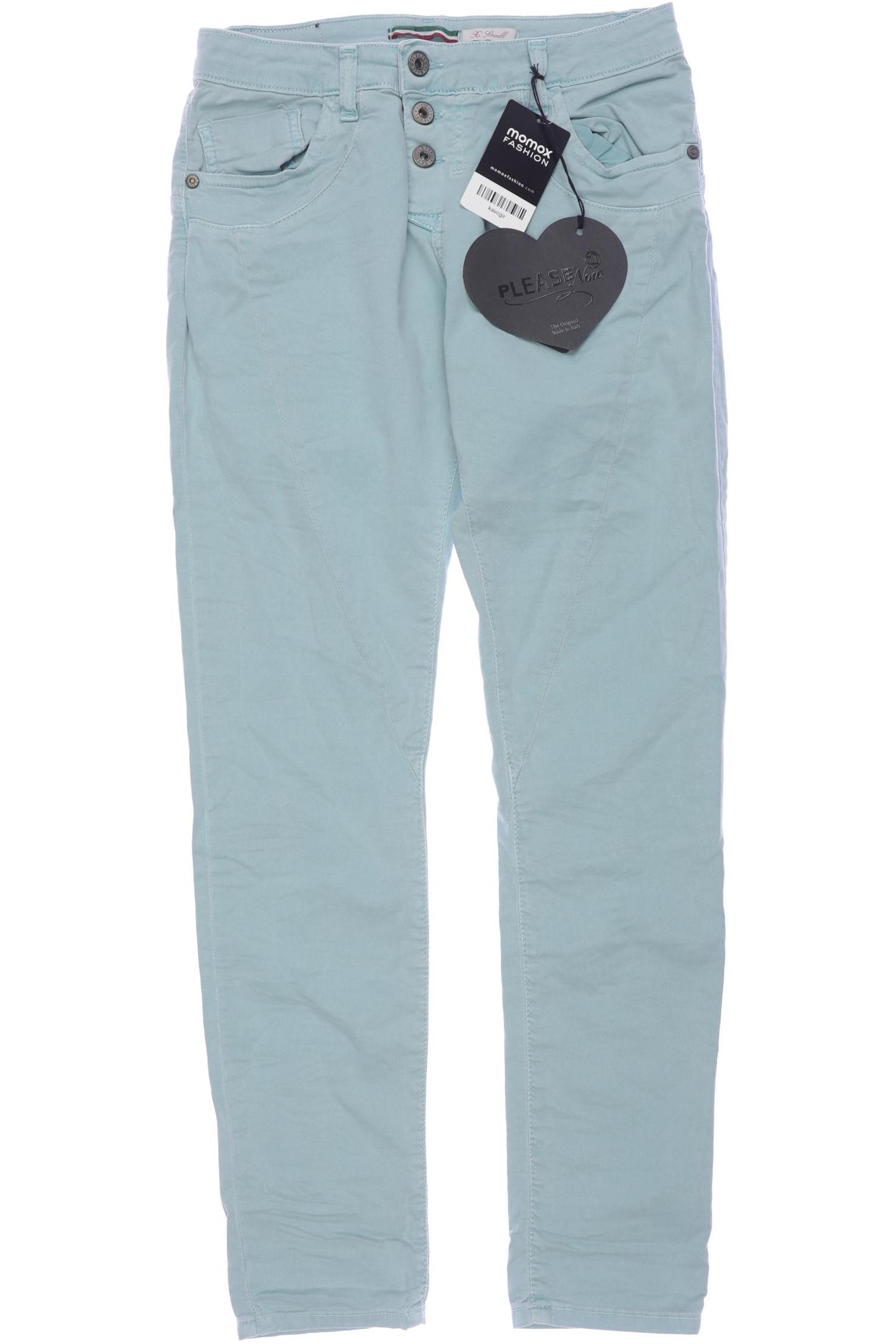 

Please Damen Stoffhose, türkis, Gr. 0