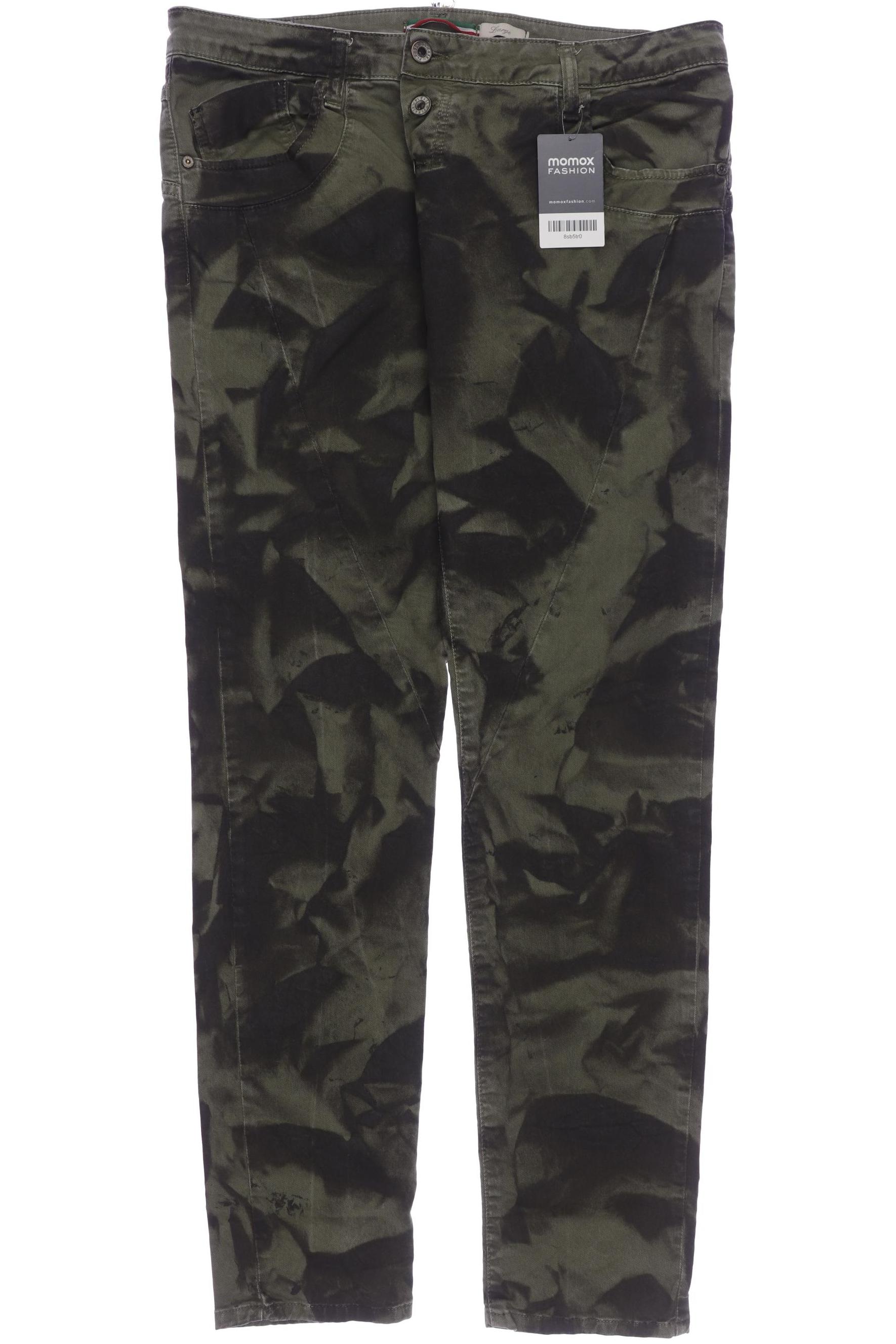 

Please Damen Stoffhose, grün, Gr. 0
