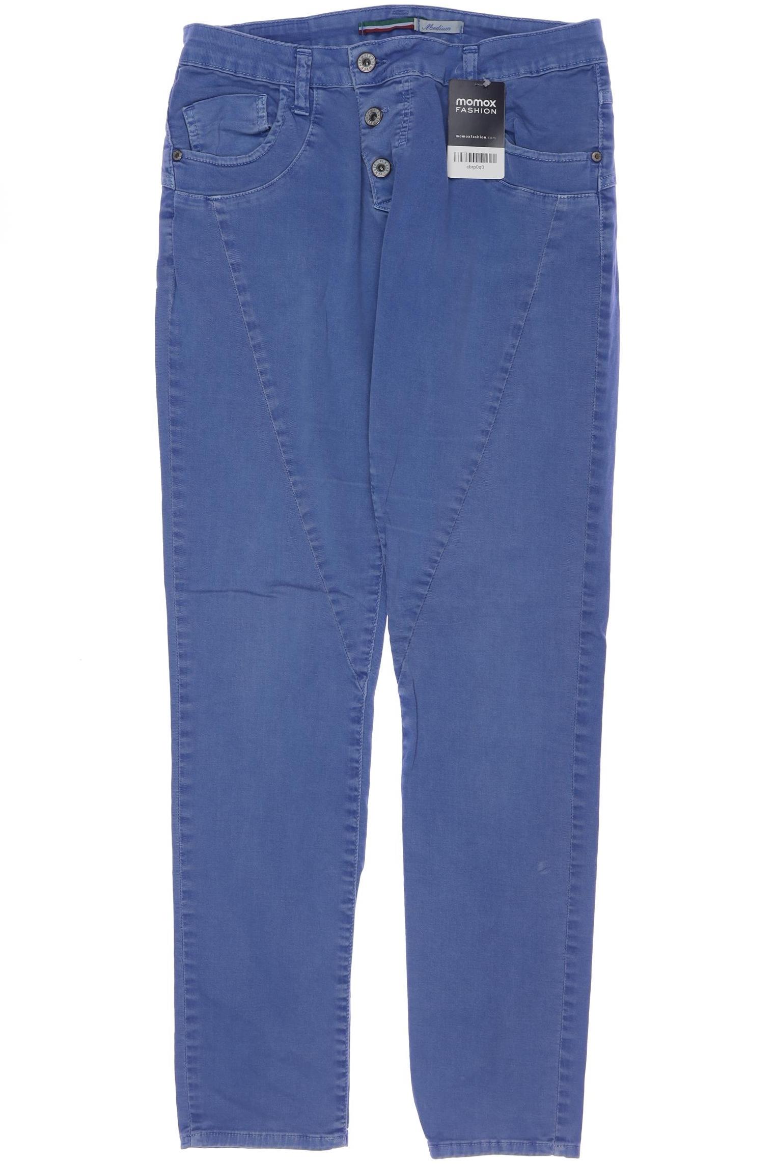 

Please Damen Stoffhose, blau, Gr. 0