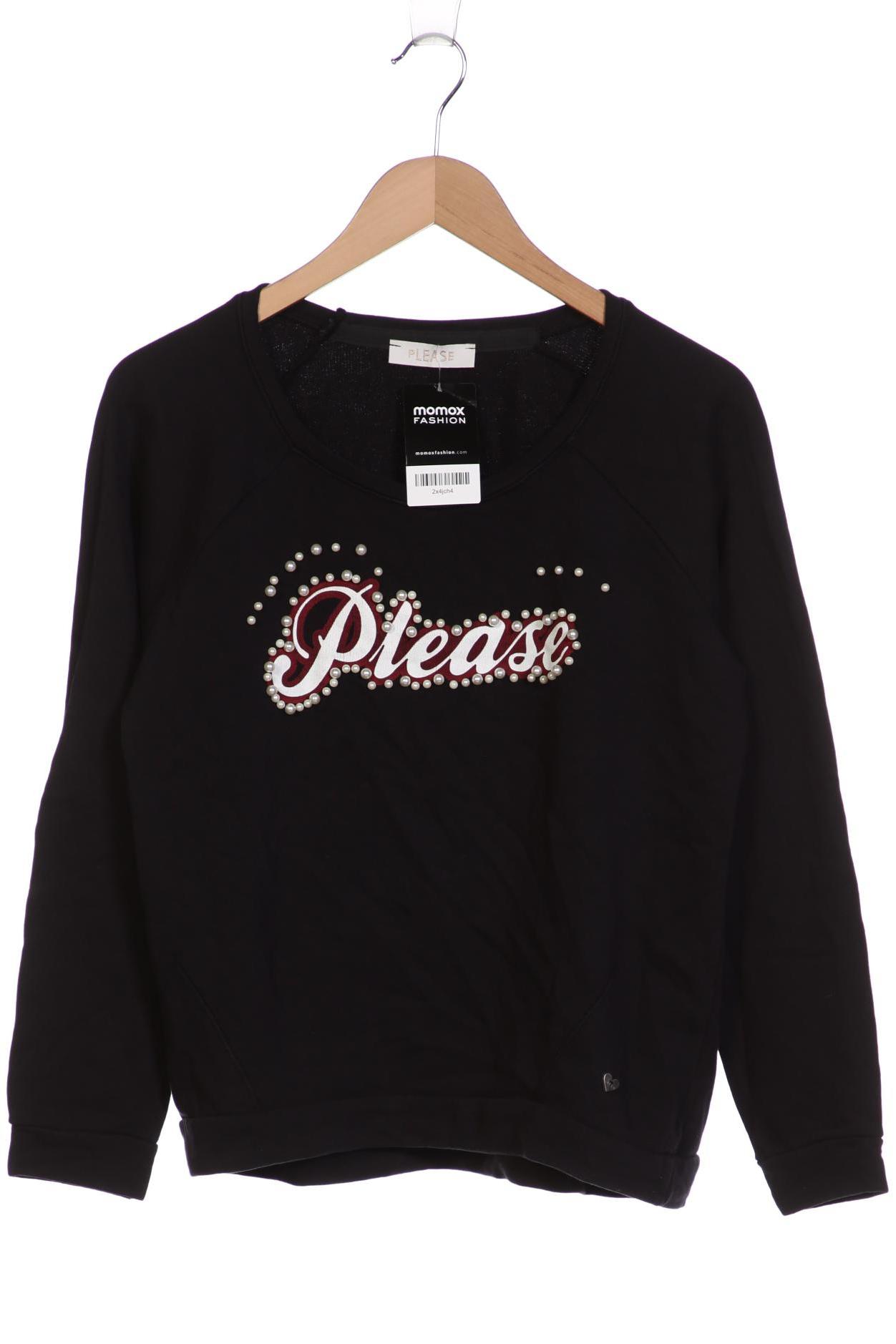 

Please Damen Sweatshirt, schwarz, Gr. 42