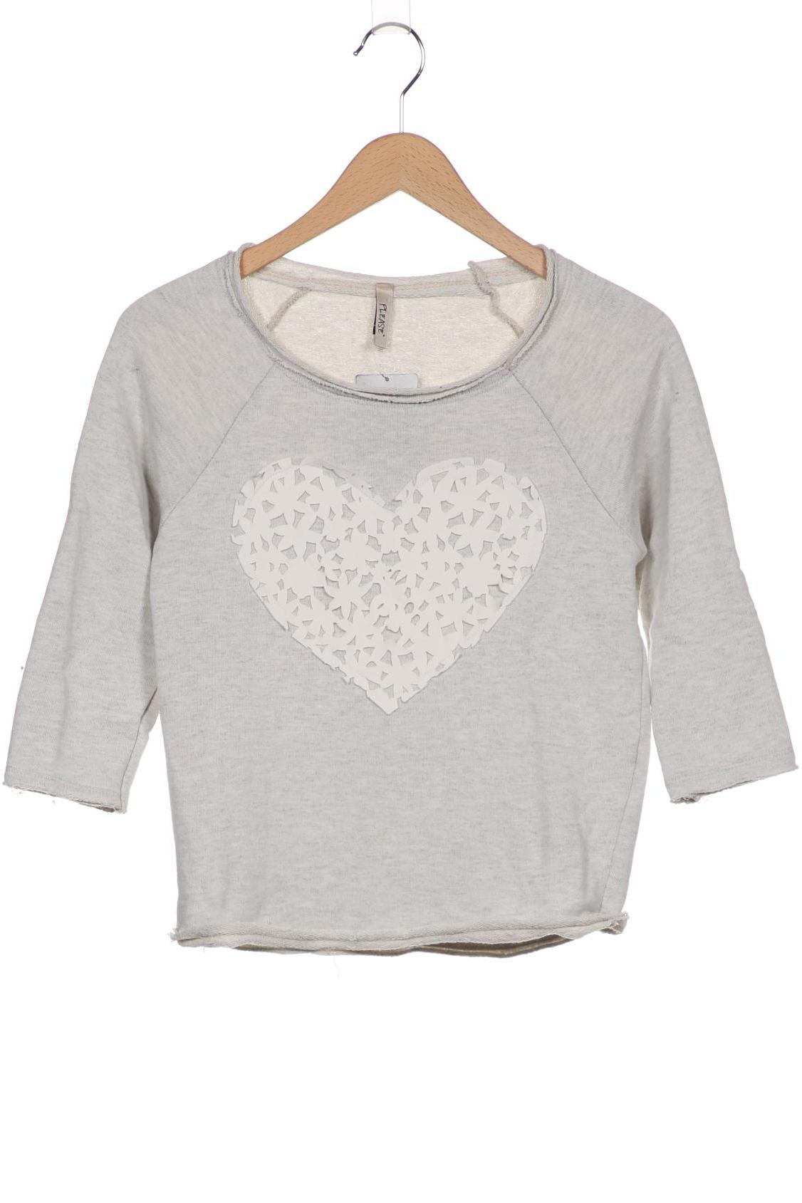 

Please Damen Sweatshirt, weiß, Gr. 38