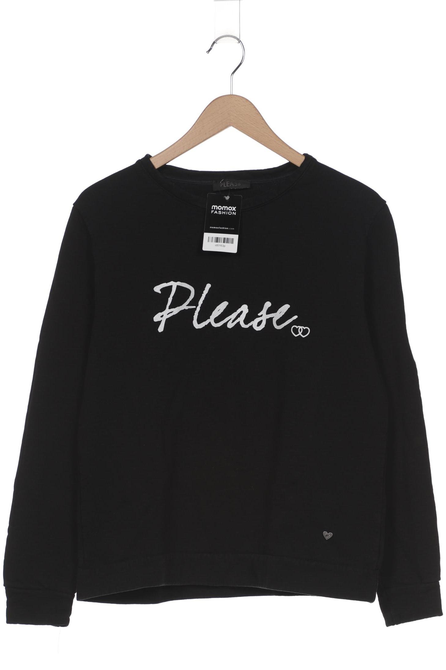

Please Damen Sweatshirt, schwarz, Gr. 44