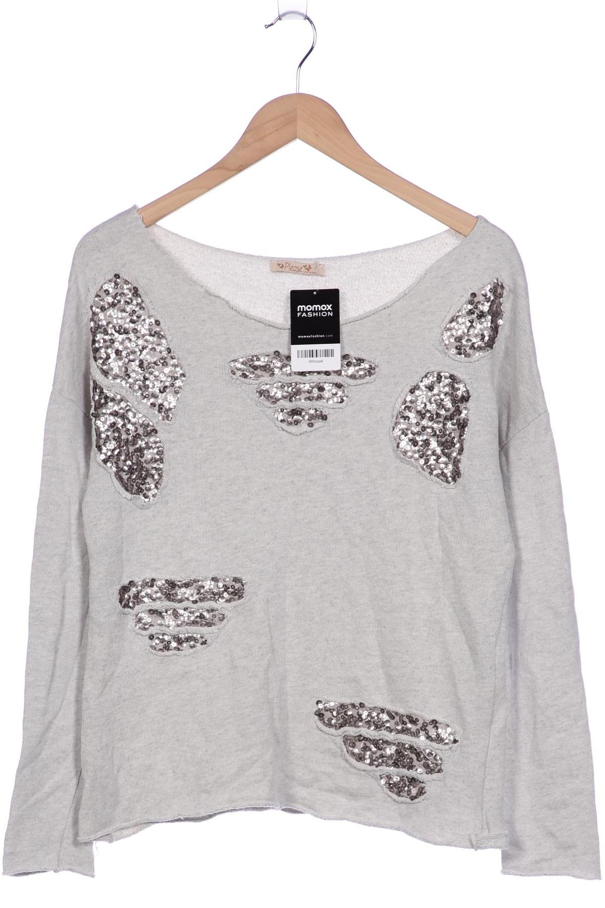 

Please Damen Sweatshirt, grau, Gr. 42