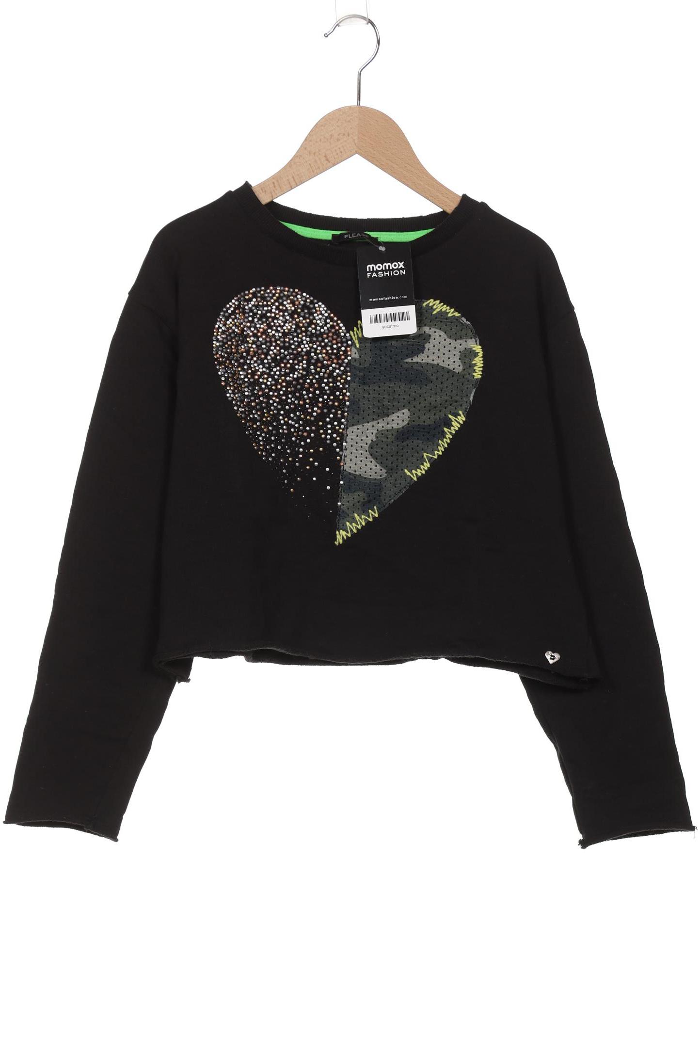 

Please Damen Sweatshirt, schwarz, Gr. 38