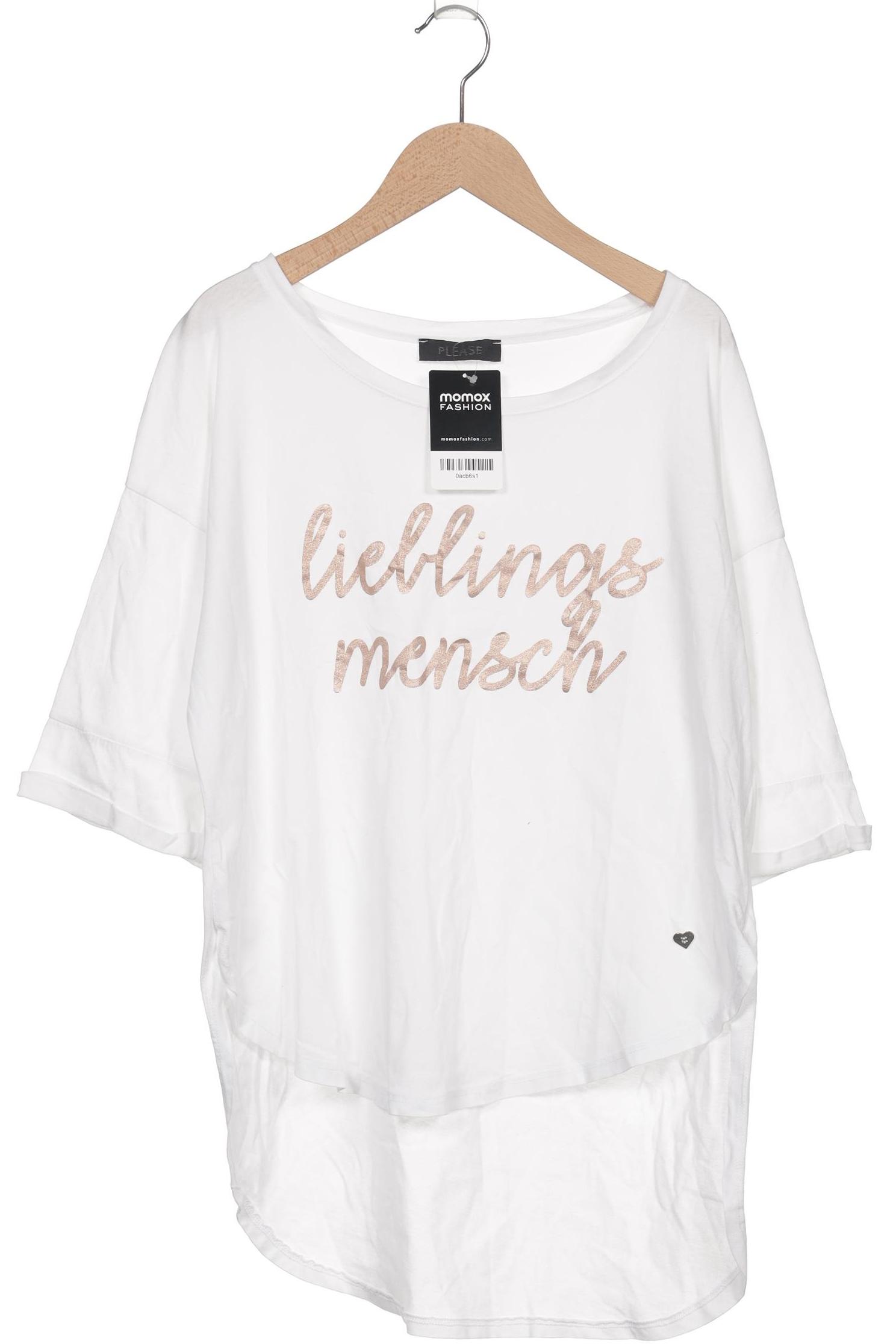 

Please Damen T-Shirt, weiß, Gr. 42