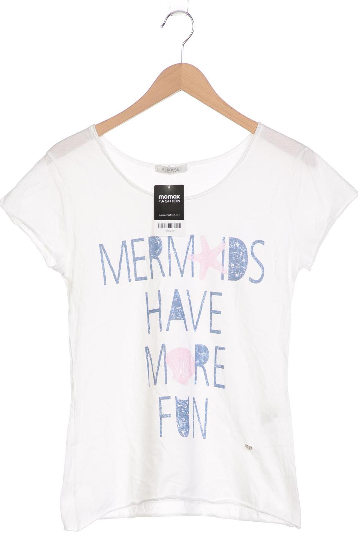 

Please Damen T-Shirt, weiß, Gr. 34