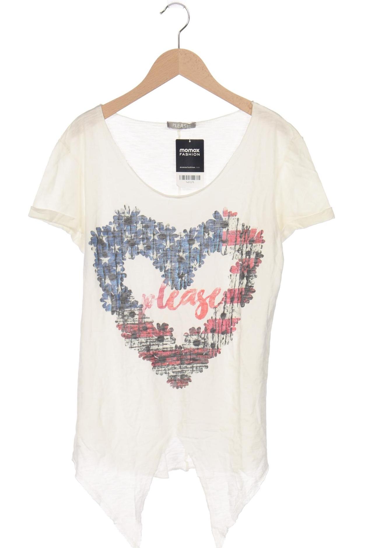 

Please Damen T-Shirt, cremeweiß, Gr. 38