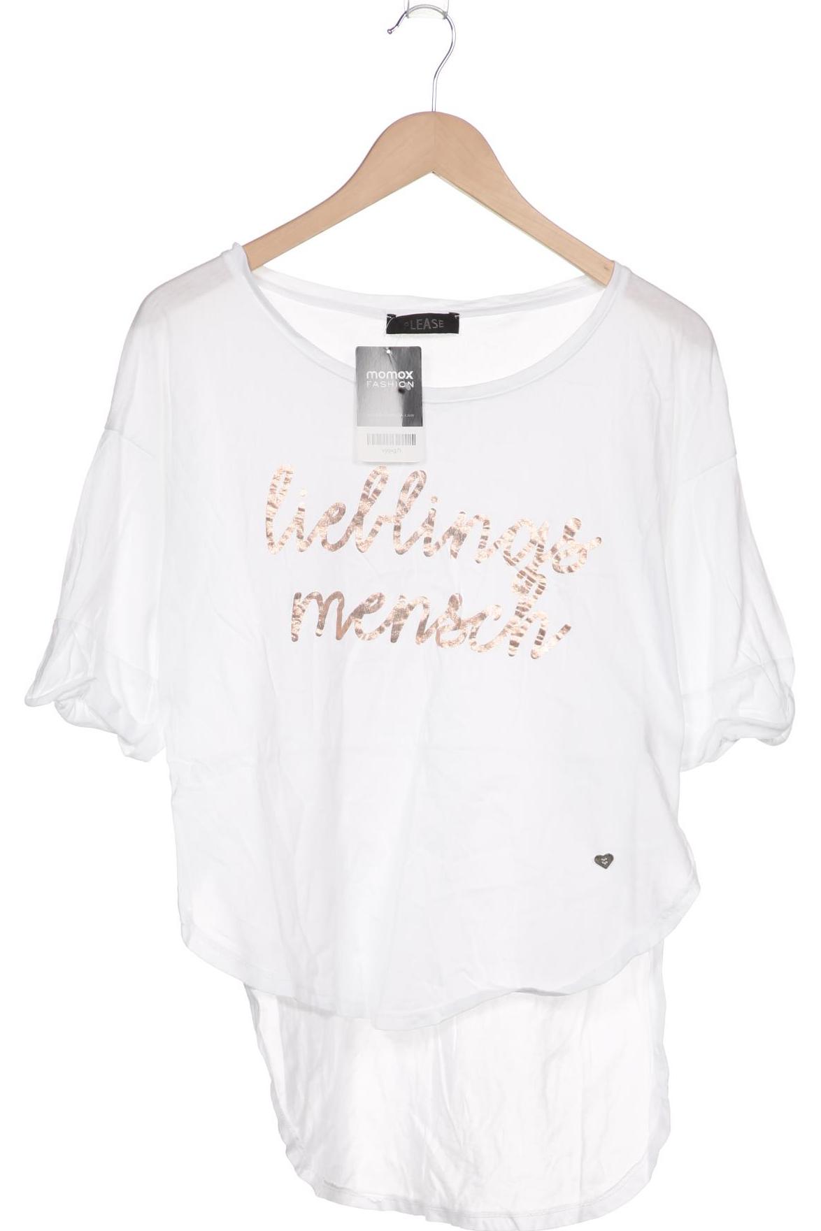 

Please Damen T-Shirt, weiß, Gr. 38