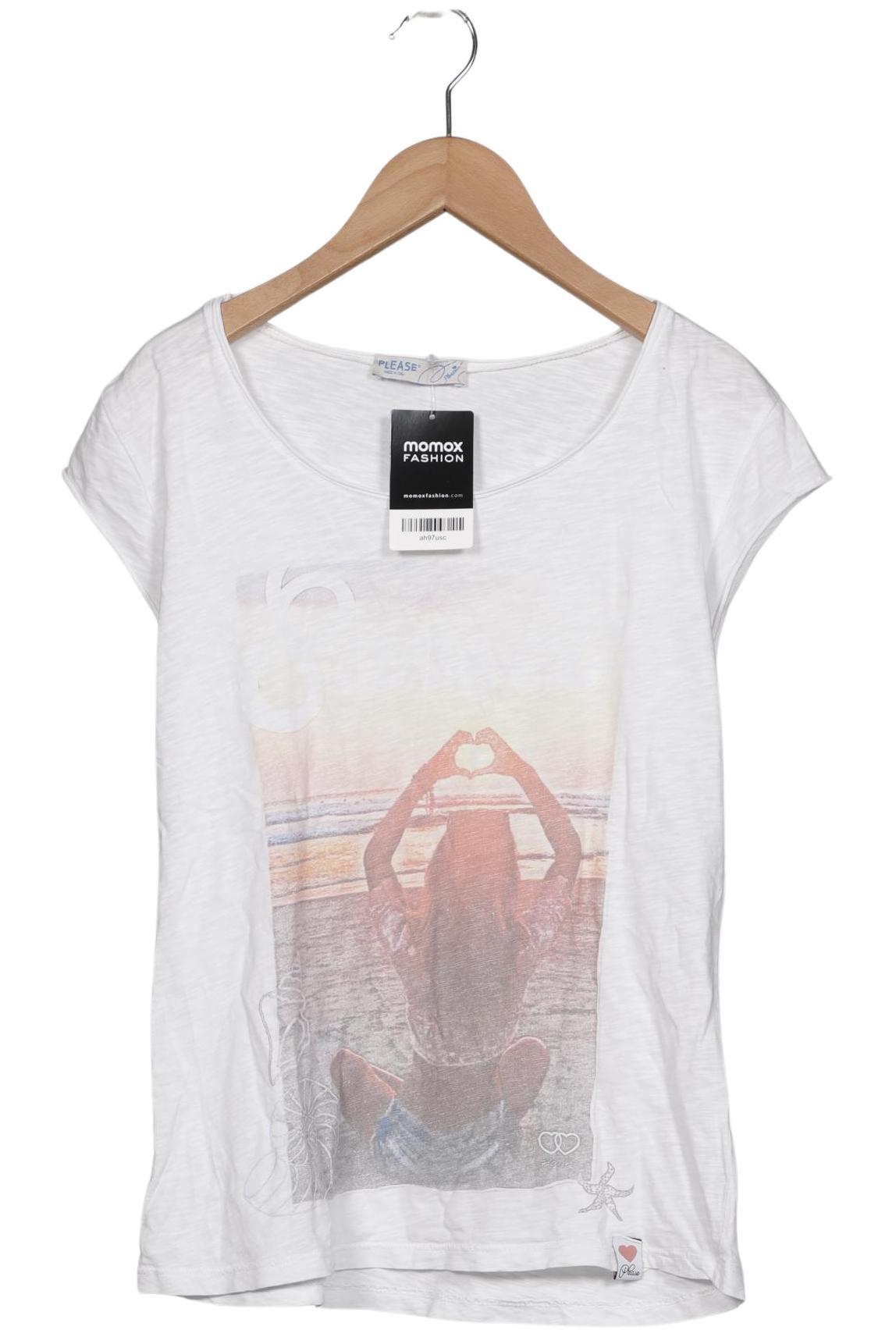 

Please Damen T-Shirt, weiß, Gr. 38