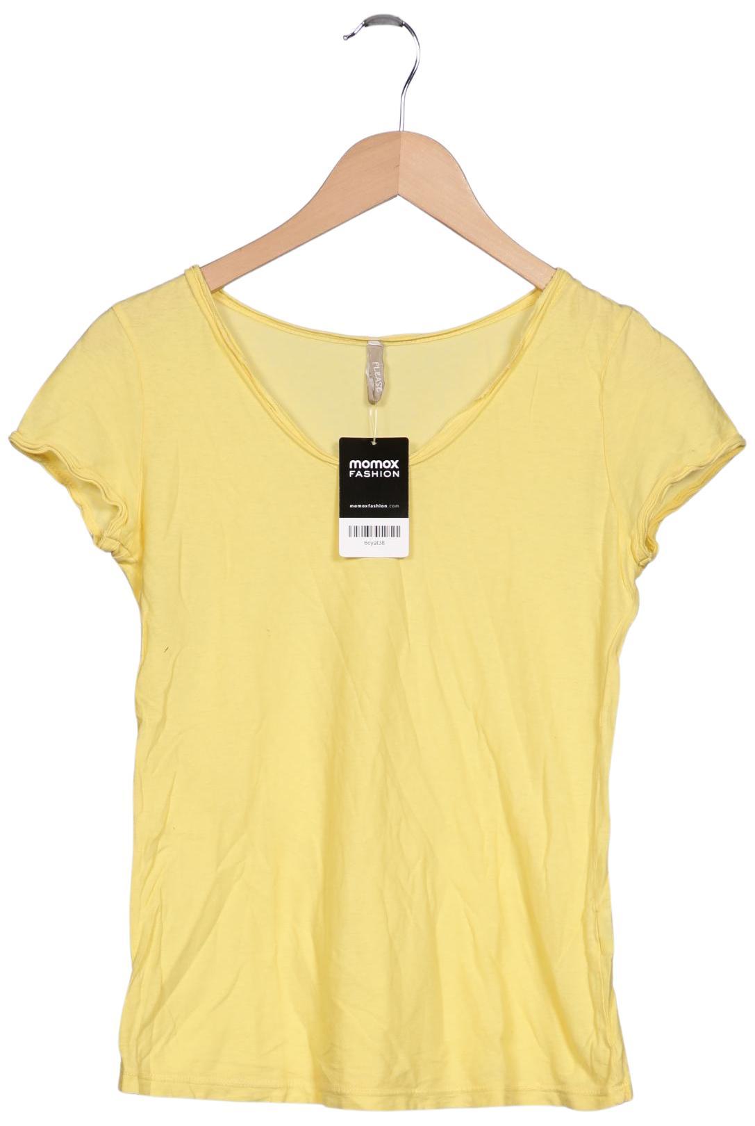 

Please Damen T-Shirt, gelb, Gr. 34
