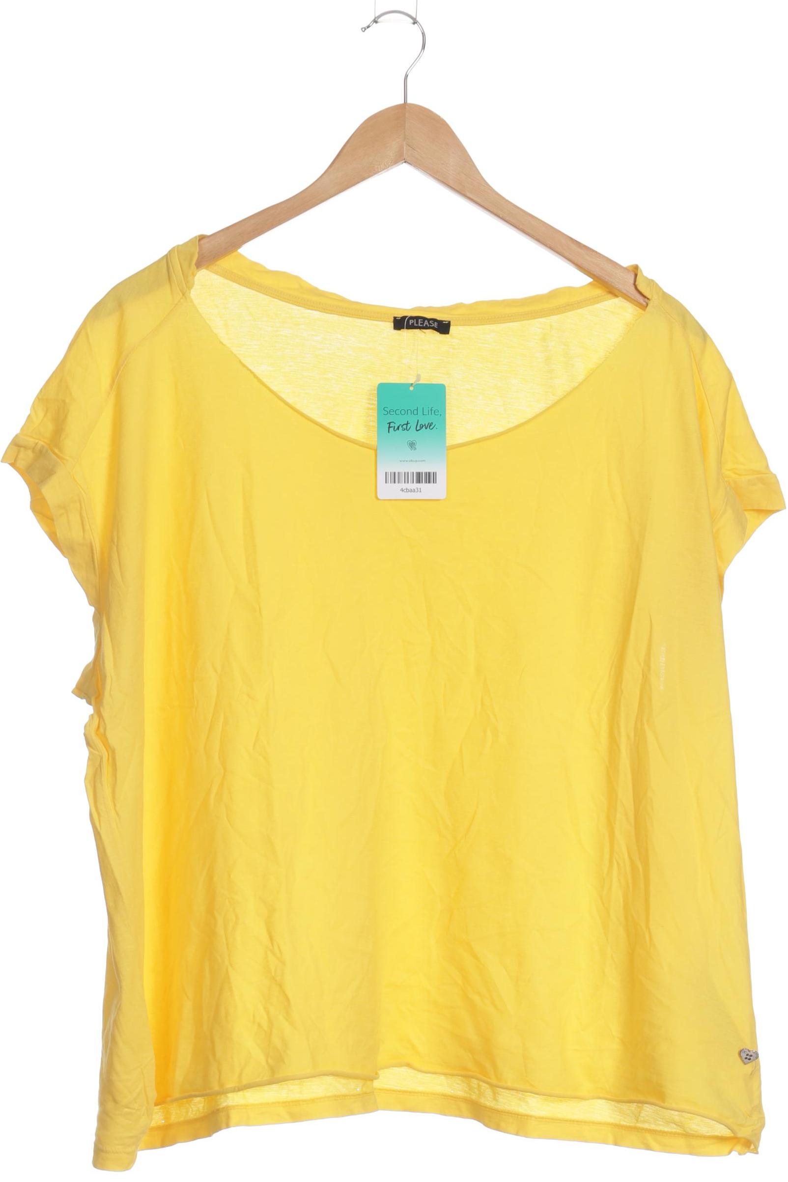 

Please Damen T-Shirt, gelb, Gr. 38