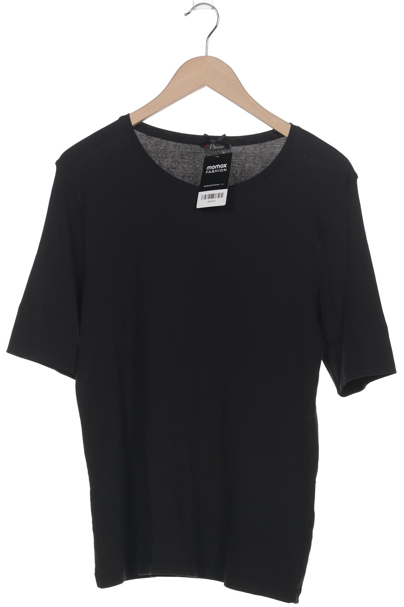 

Please Damen T-Shirt, schwarz, Gr. 48