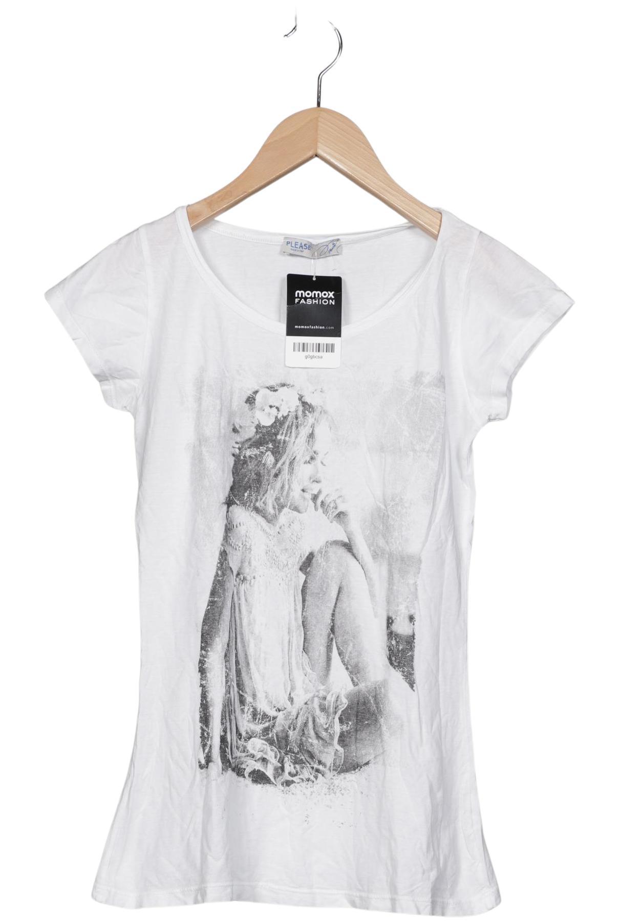

Please Damen T-Shirt, weiß, Gr. 36