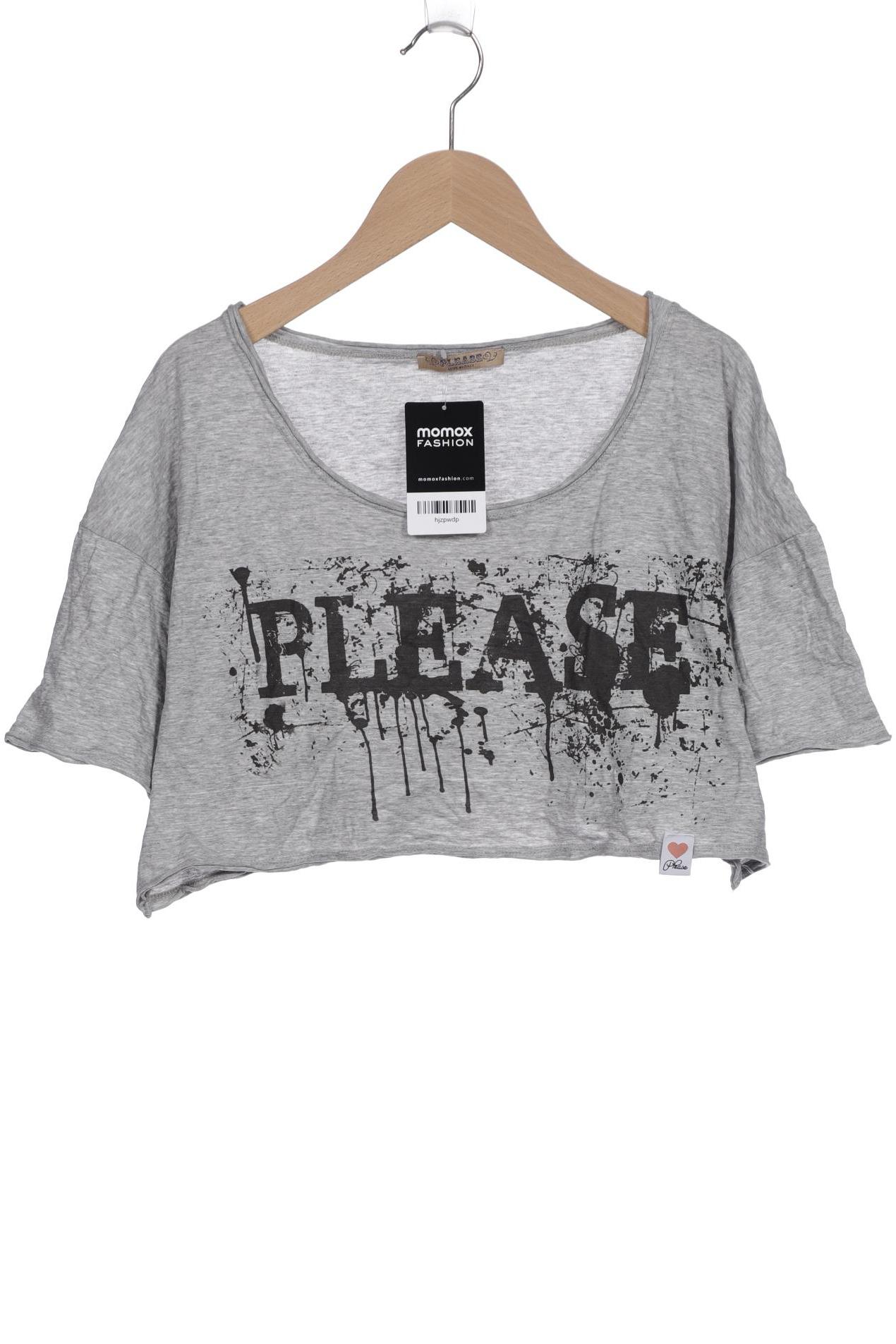

Please Damen T-Shirt, grau, Gr. 36