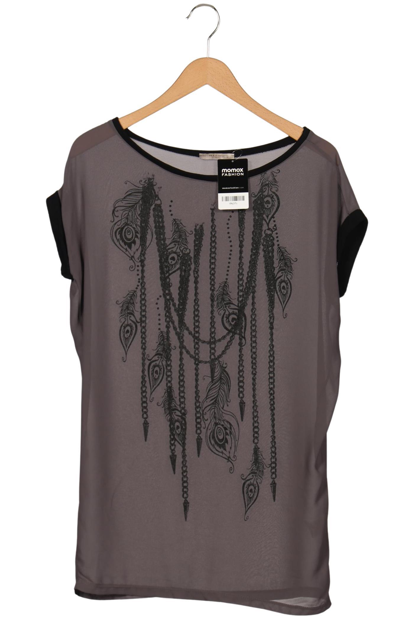 

Please Damen T-Shirt, grau, Gr. 36