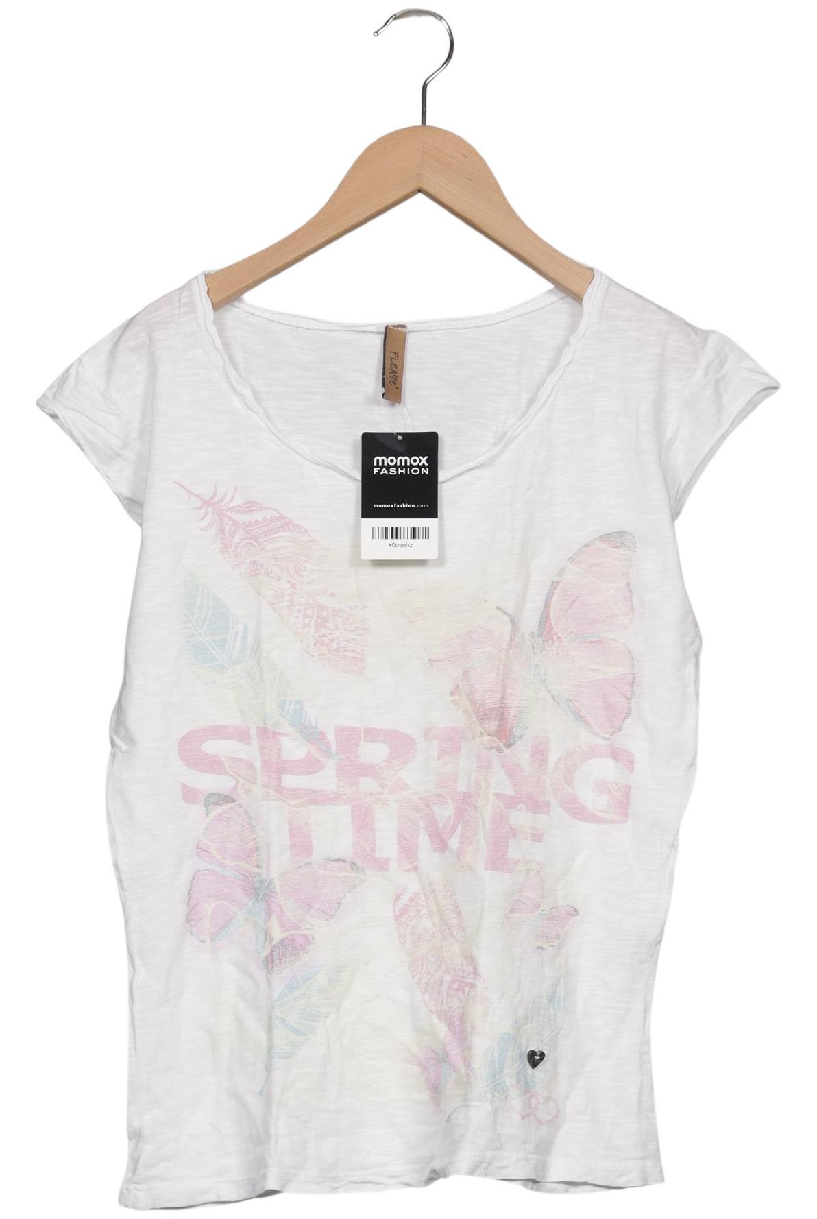 

Please Damen T-Shirt, weiß, Gr. 36