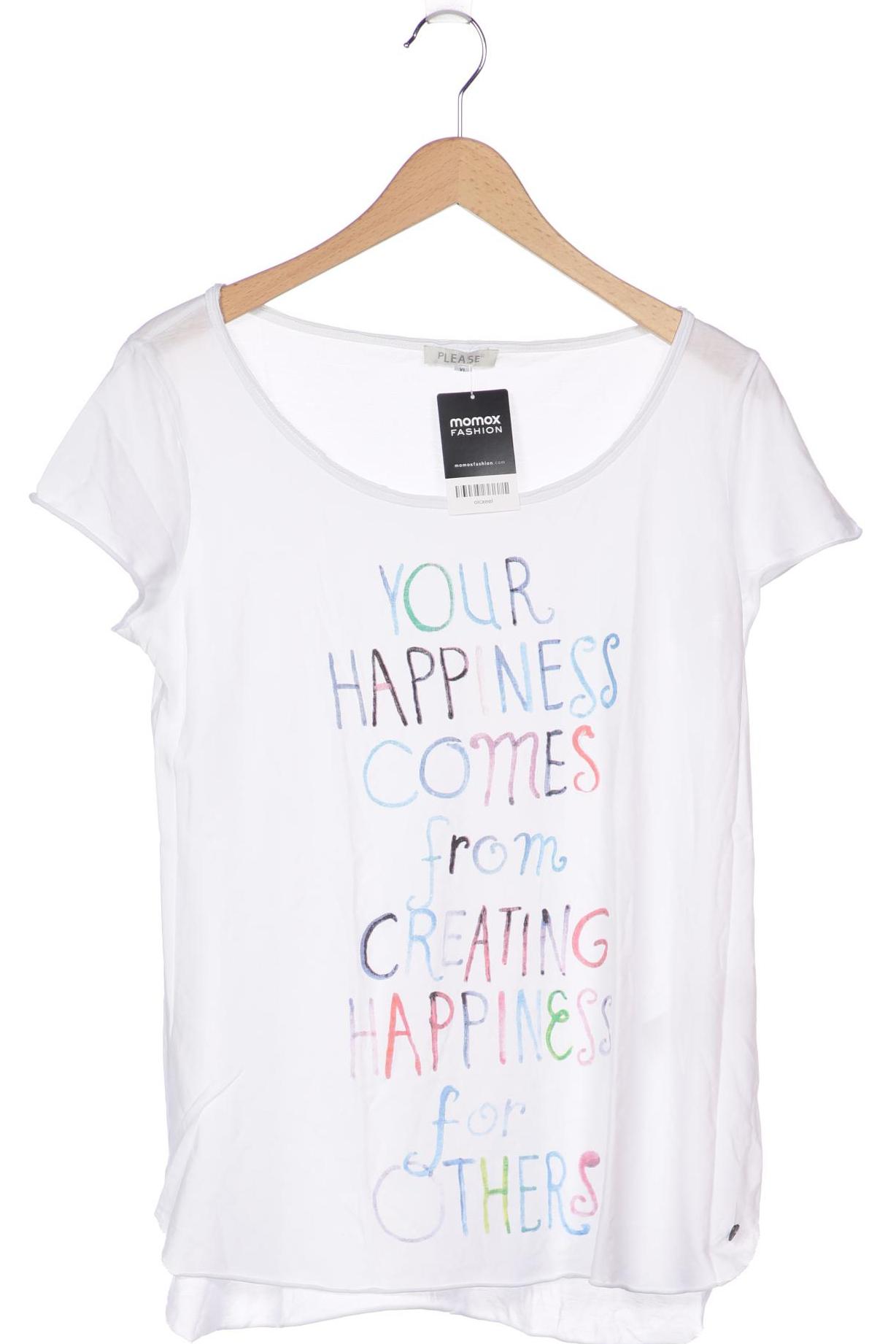 

Please Damen T-Shirt, weiß, Gr. 44