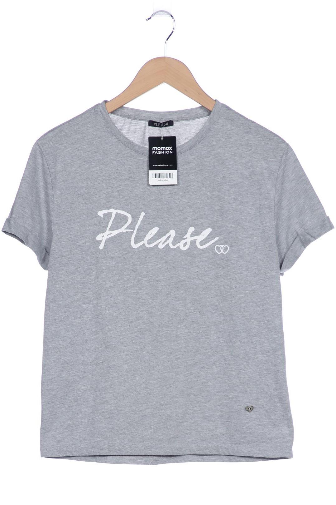 

Please Damen T-Shirt, grau, Gr. 36