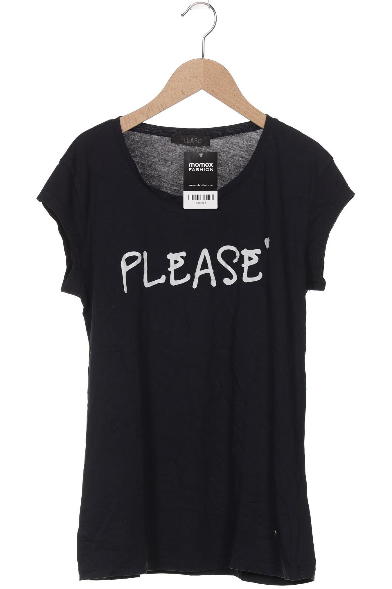 

Please Damen T-Shirt, marineblau, Gr. 42