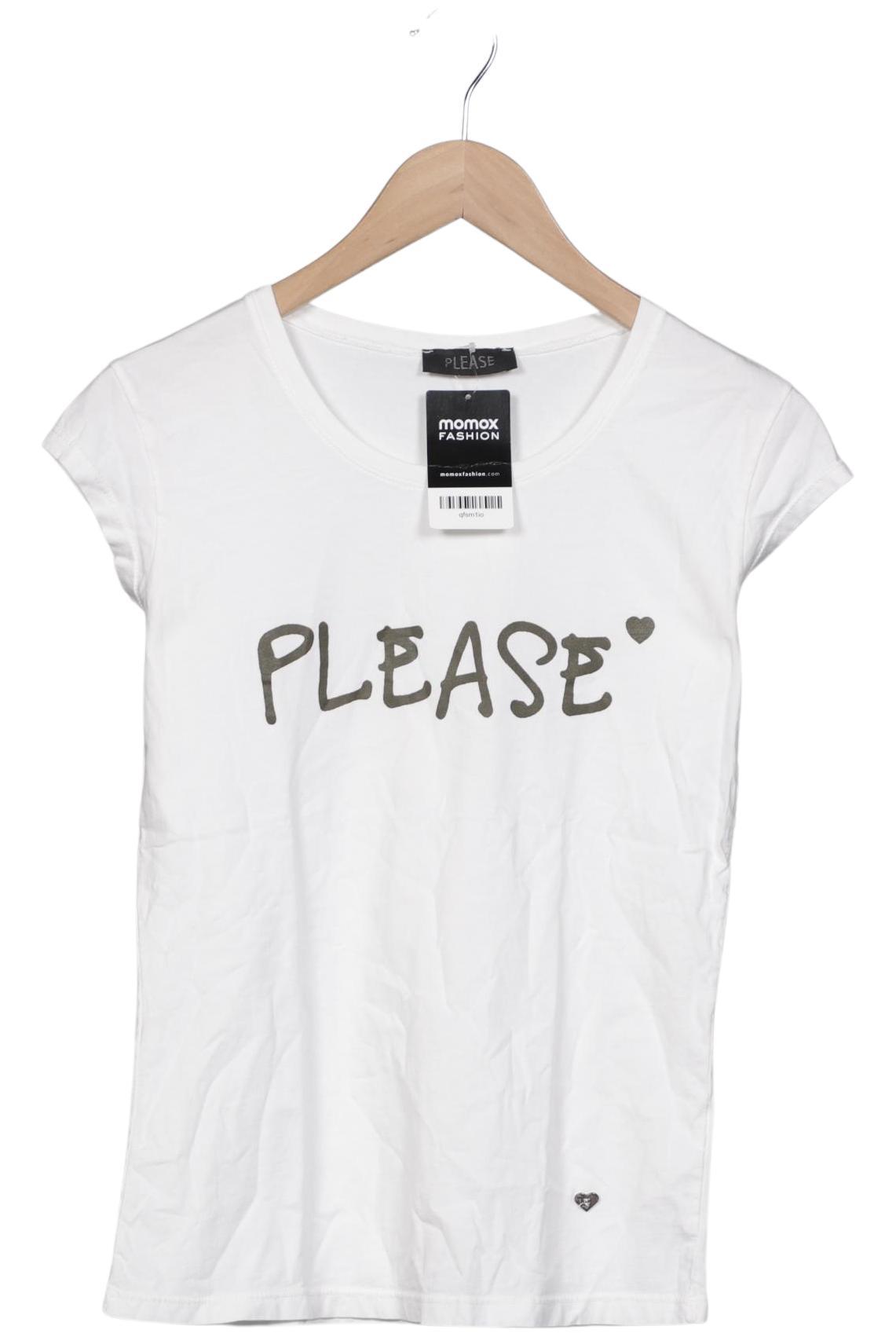 

Please Damen T-Shirt, weiß, Gr. 34