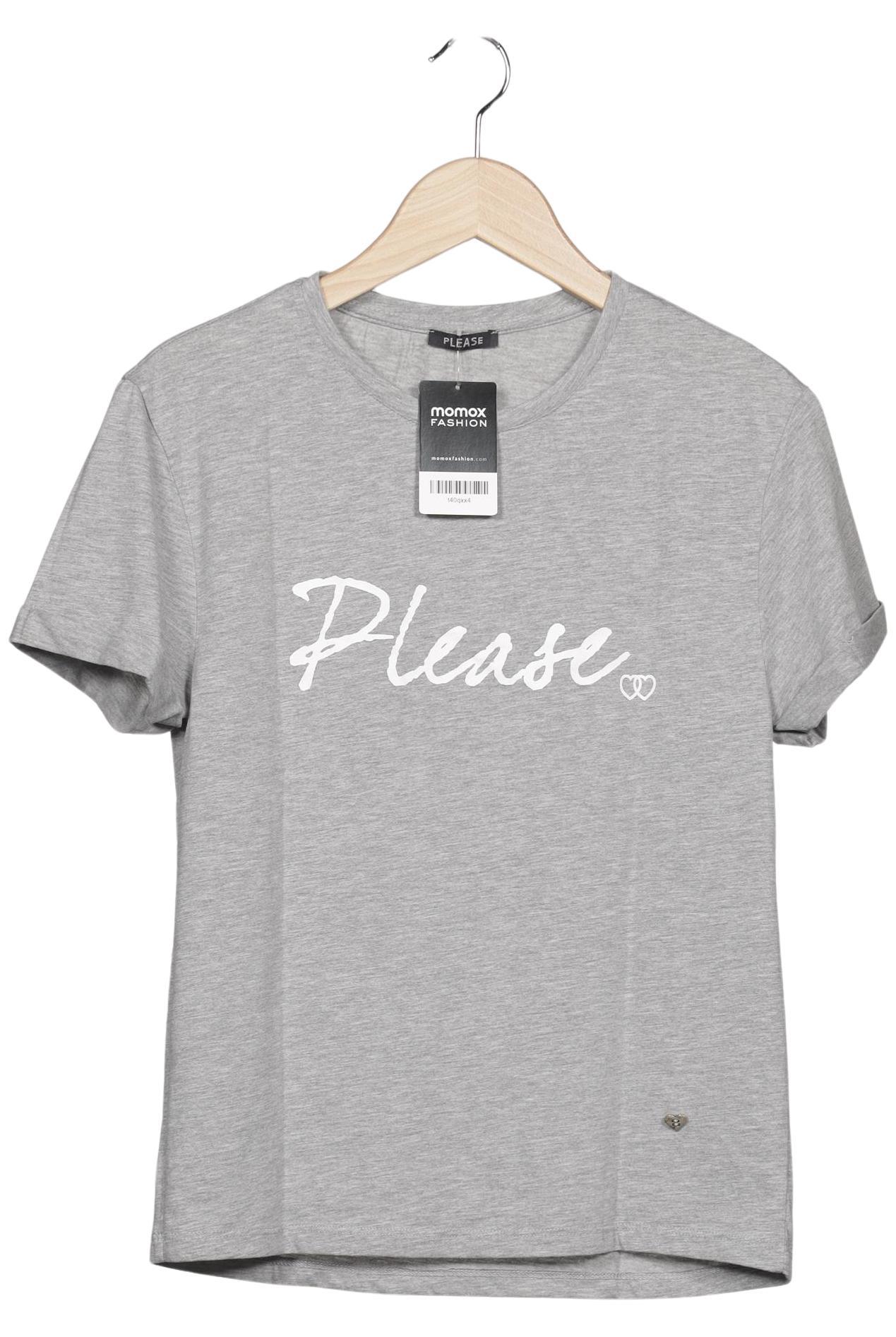 

Please Damen T-Shirt, grau, Gr. 38