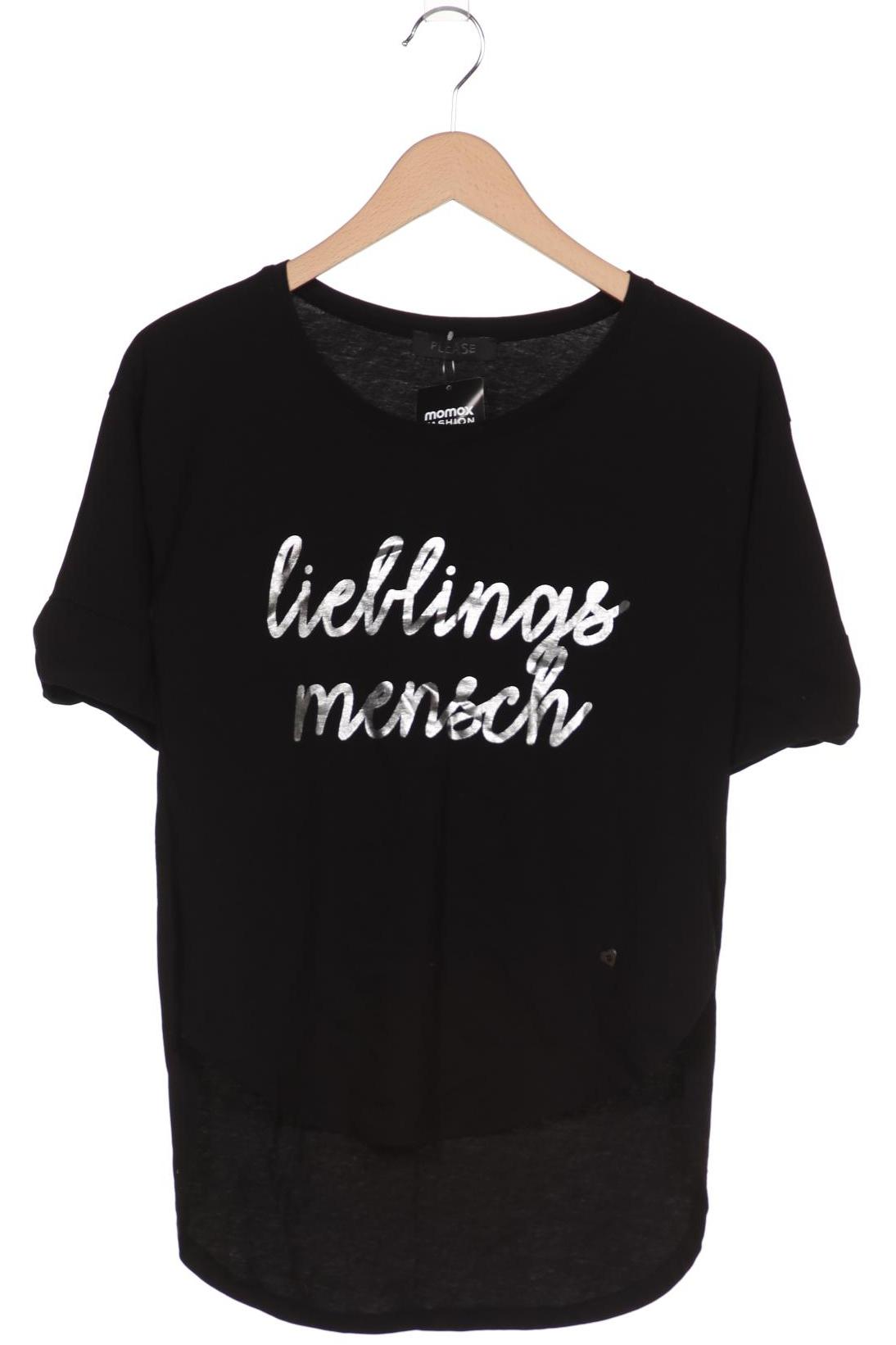 

Please Damen T-Shirt, schwarz, Gr. 38