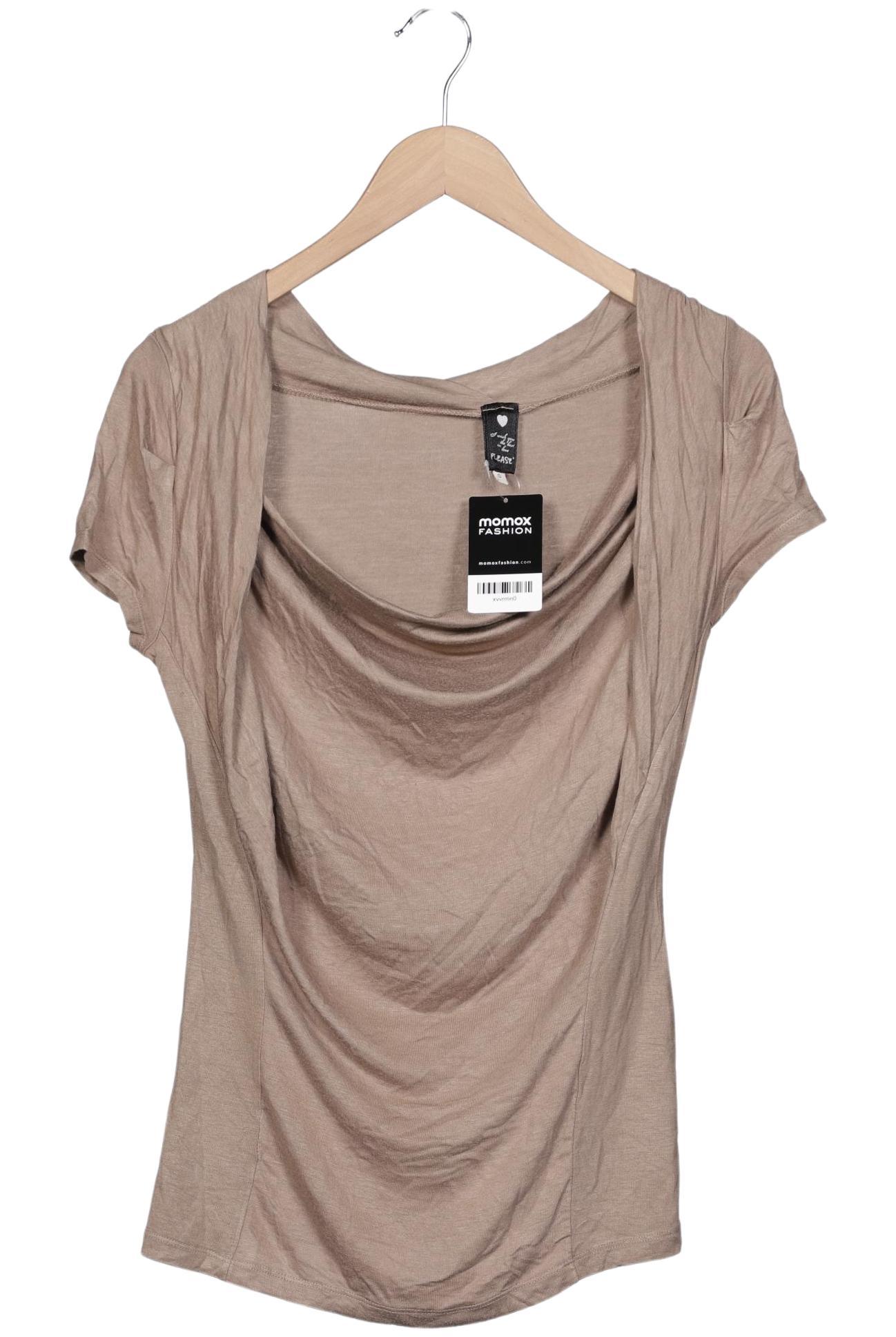 

Please Damen T-Shirt, braun, Gr. 36