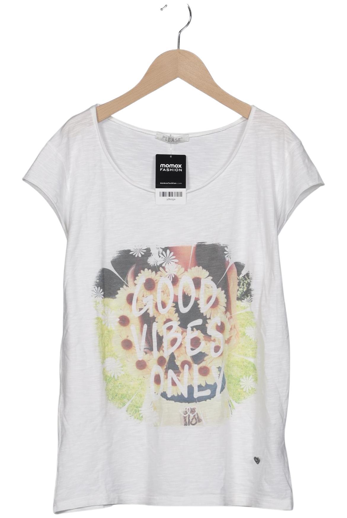 

Please Damen T-Shirt, weiß, Gr. 42