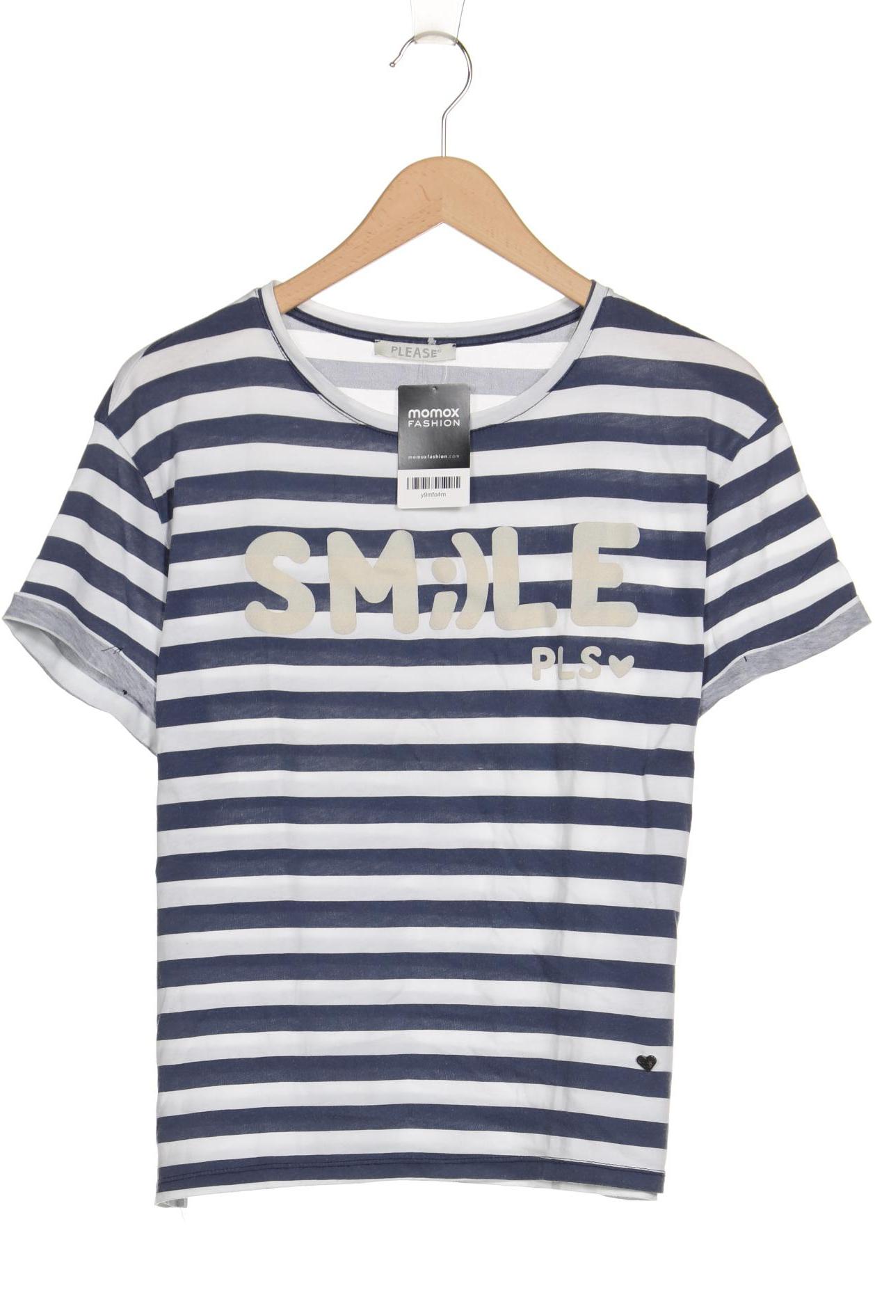 

Please Damen T-Shirt, marineblau, Gr. 38