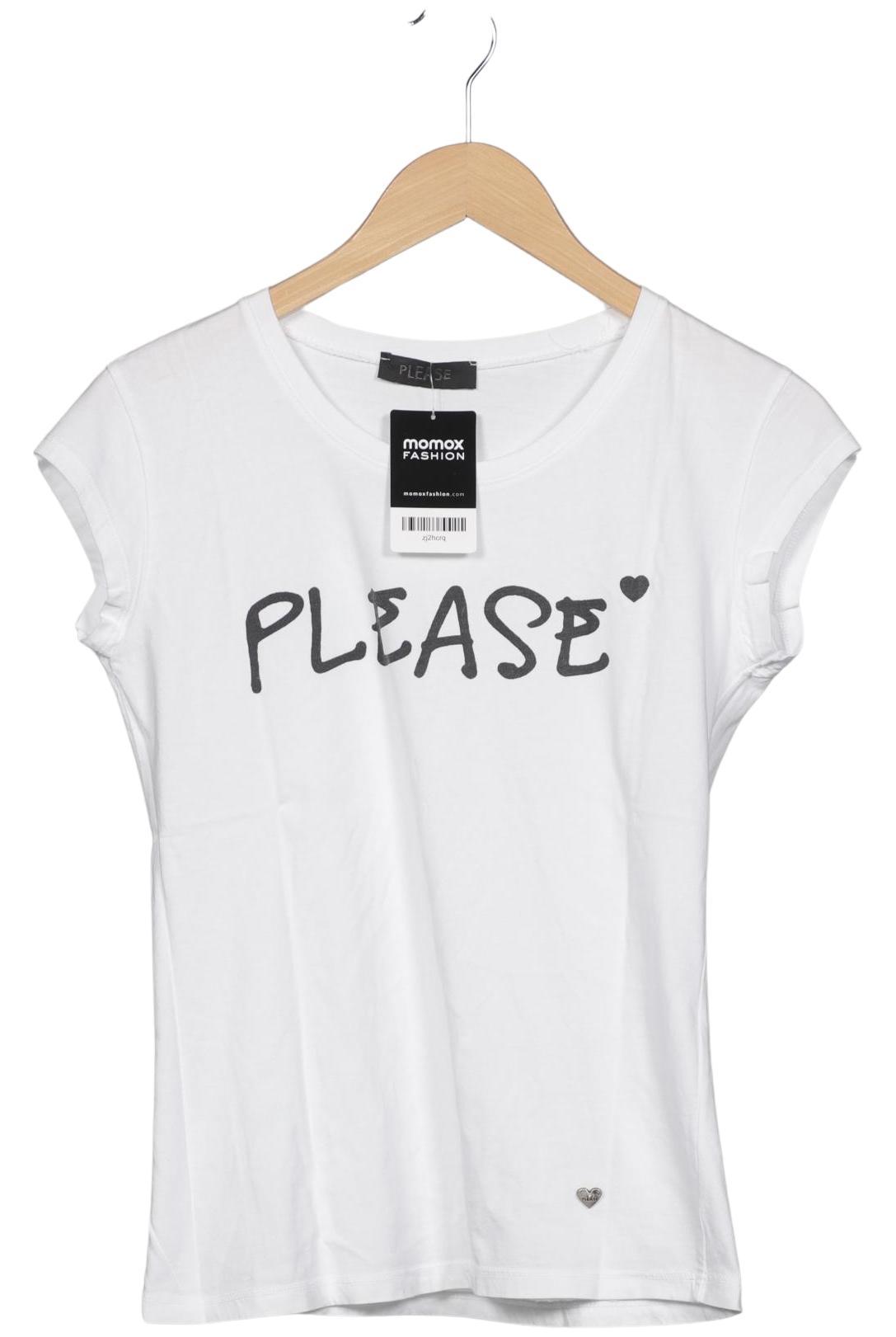 

Please Damen T-Shirt, weiß, Gr. 36
