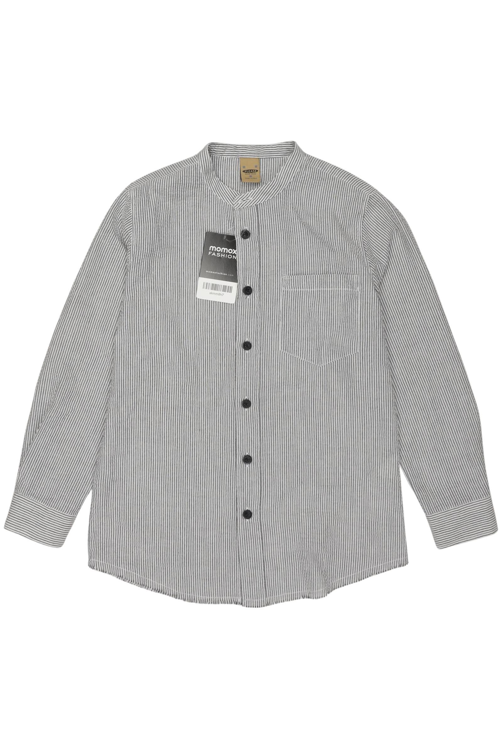 

Please Jungen Hemd, grau, Gr. 128