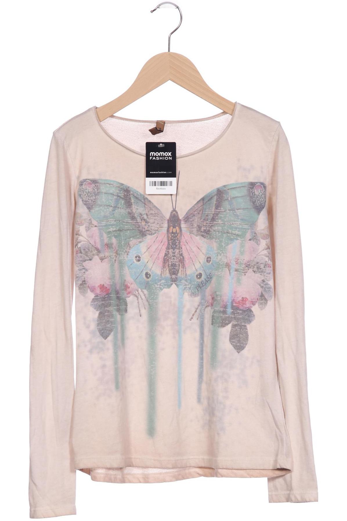 

Please Damen Langarmshirt, beige, Gr. 170