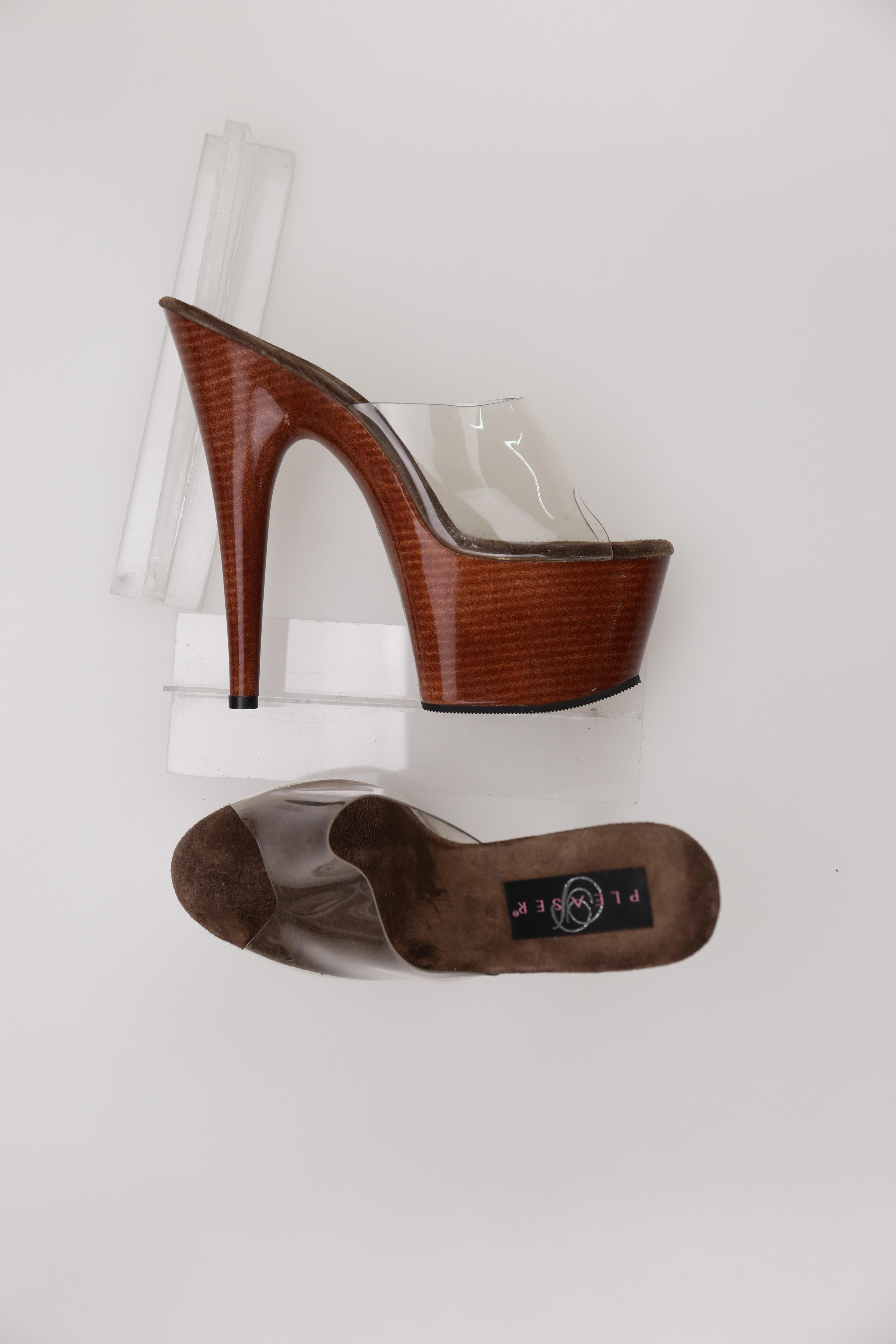 

Pleaser Damen Sandale, braun, Gr. 8