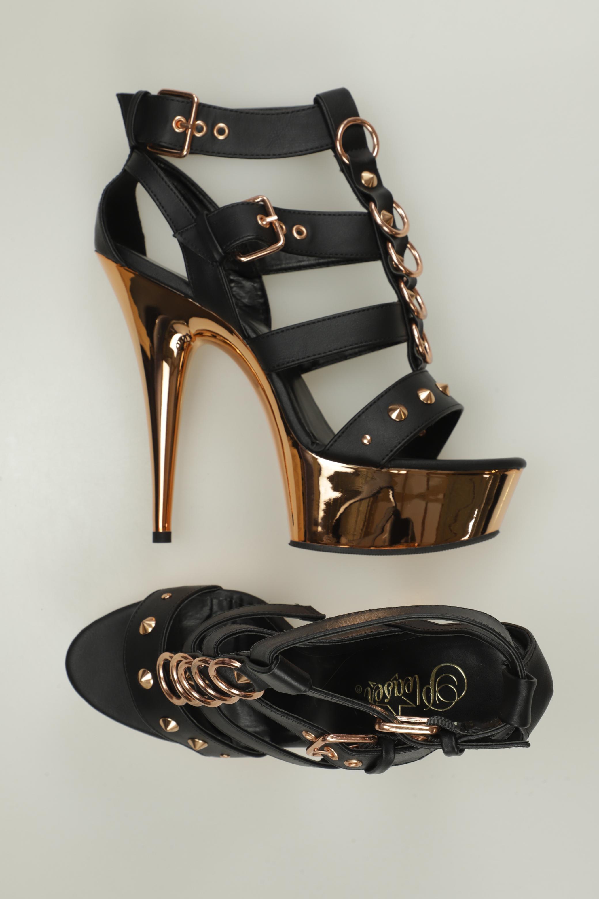 

Pleaser Damen Sandale, schwarz