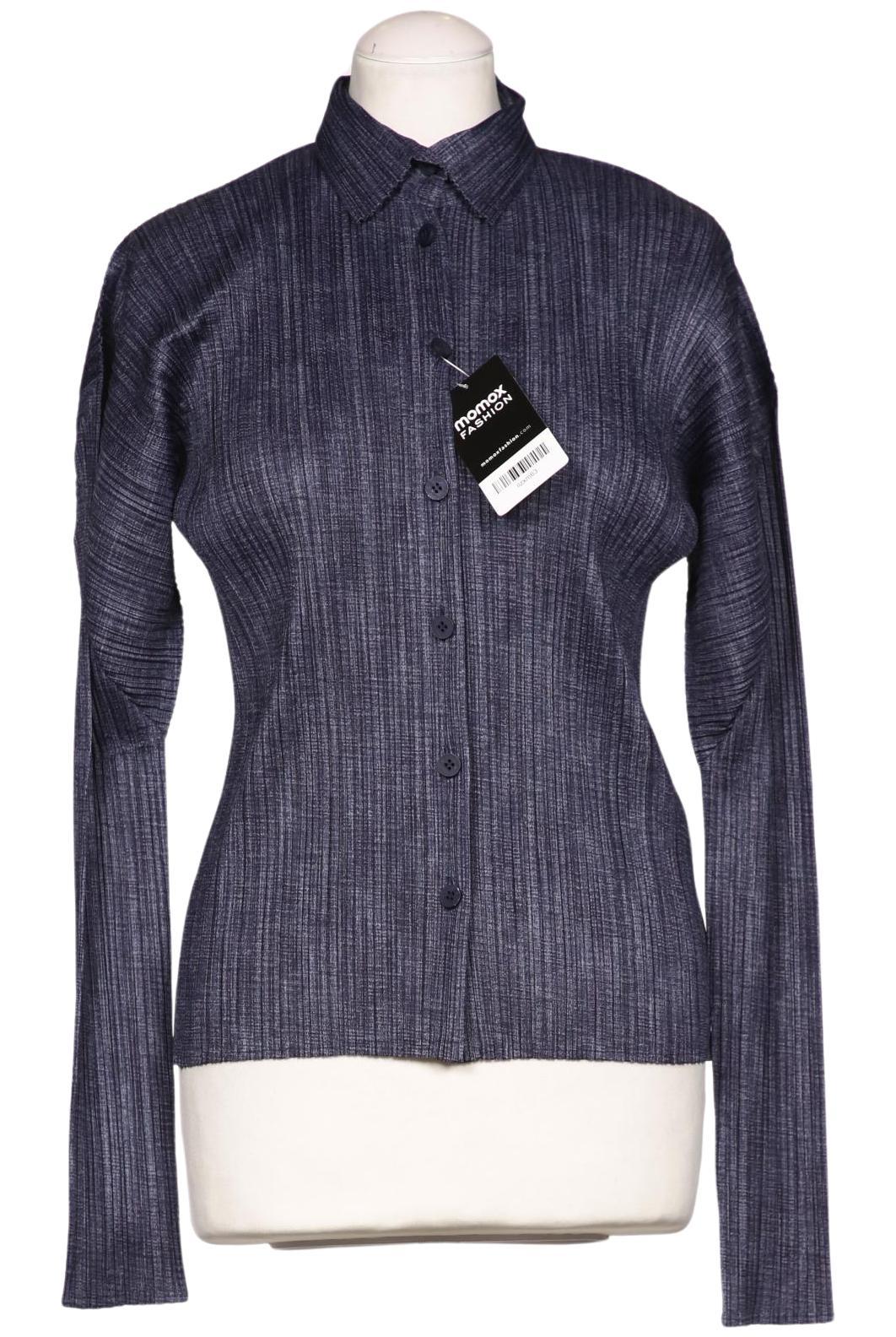 

Pleats Please Issey Miyake Damen Bluse, marineblau, Gr. 36