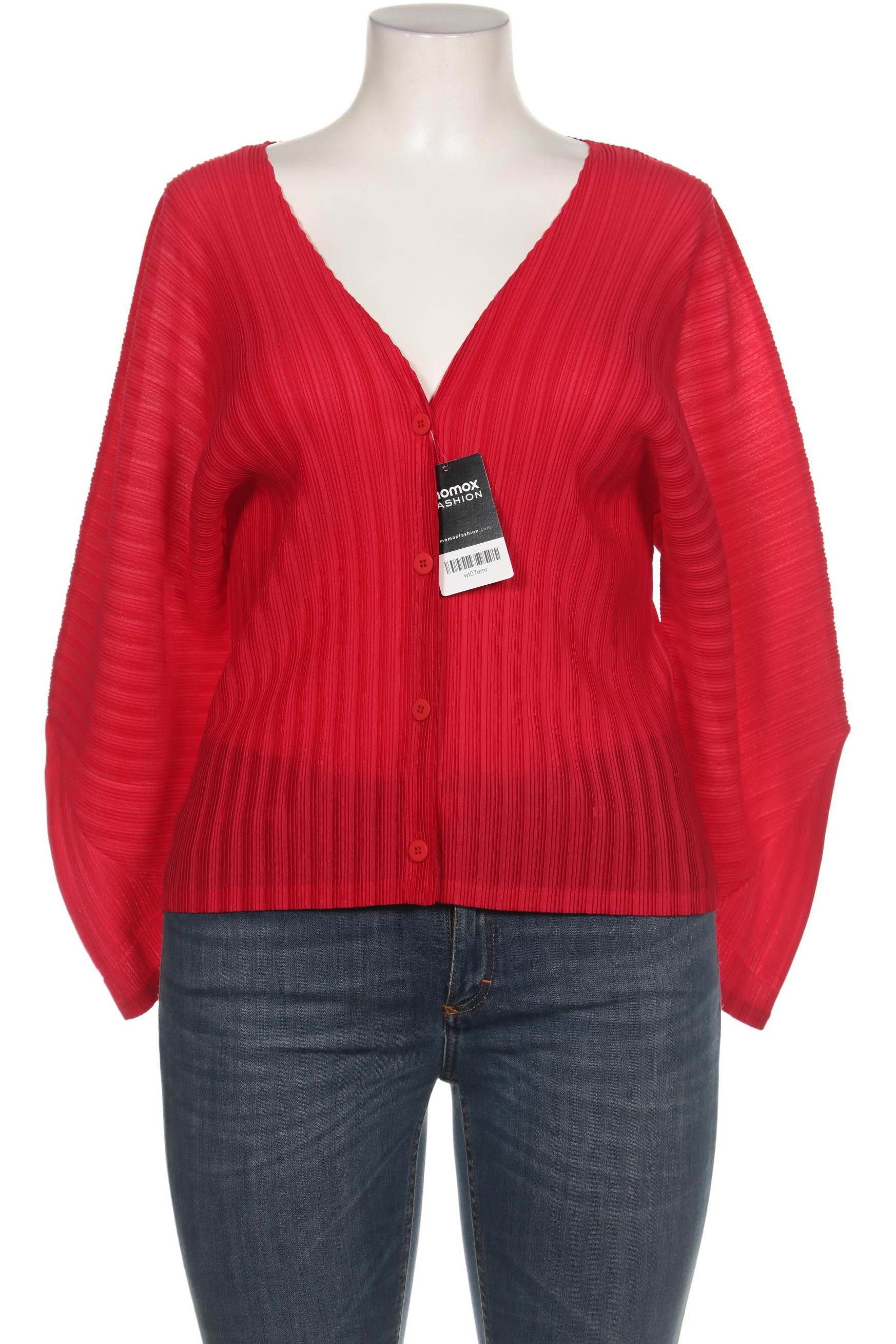 

Pleats Please Issey Miyake Damen Bluse, rot, Gr. 42