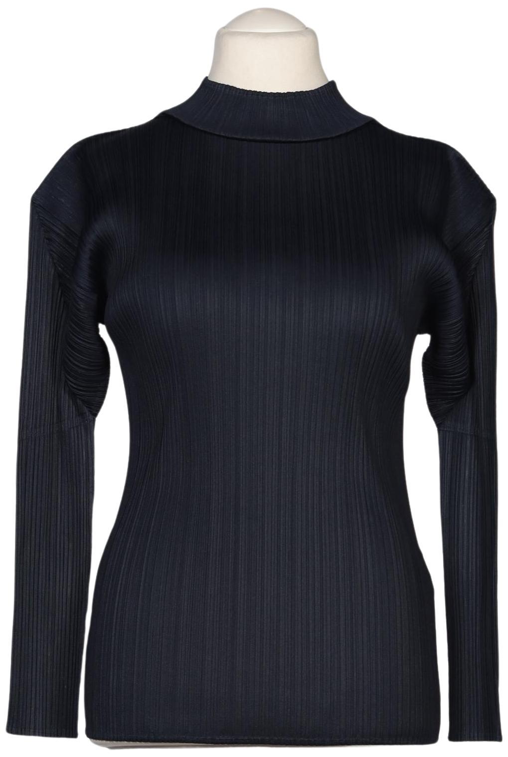 

Pleats Please Issey Miyake Damen Bluse, marineblau, Gr. 38