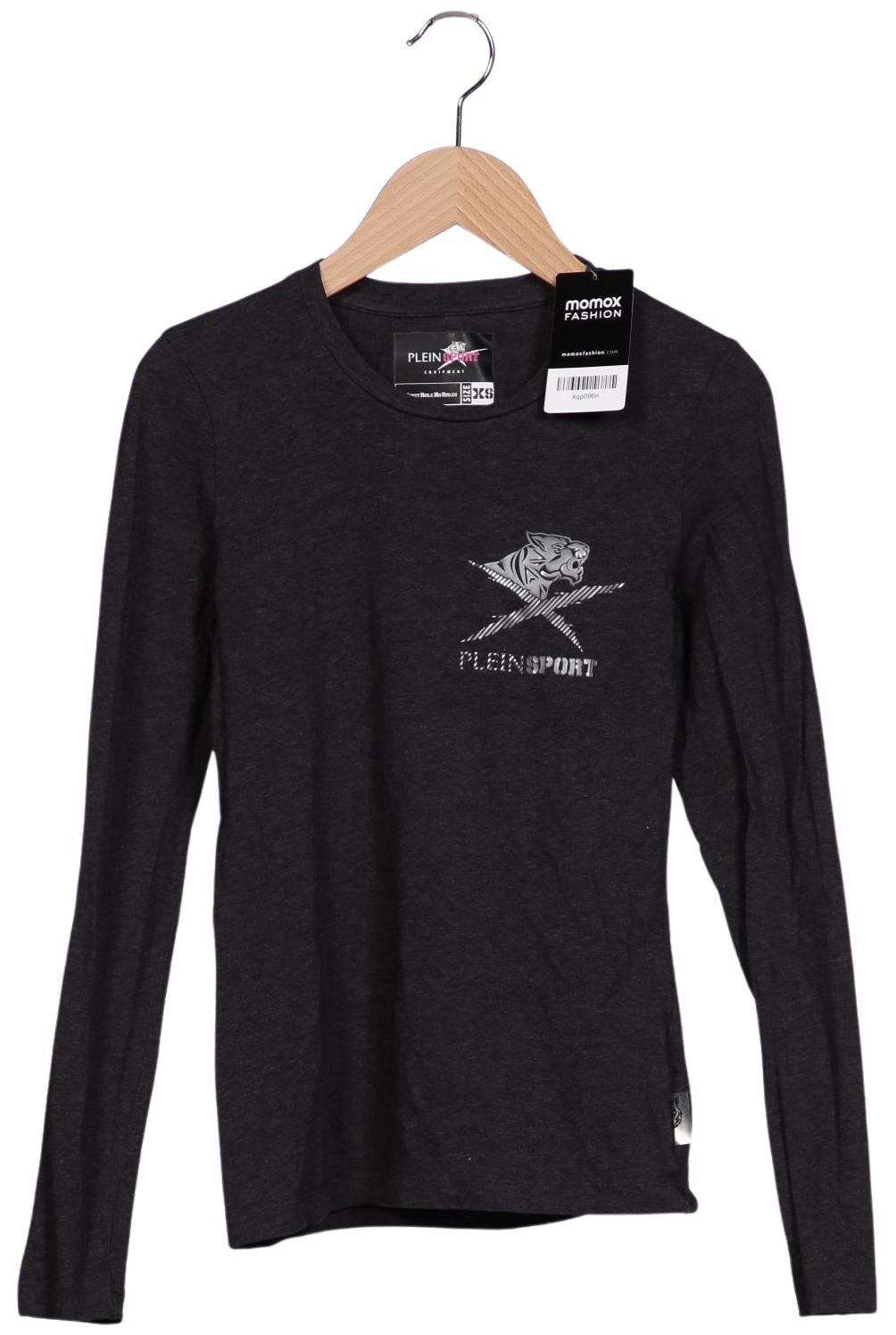 

Plein SUD Damen Langarmshirt, grau, Gr. 34
