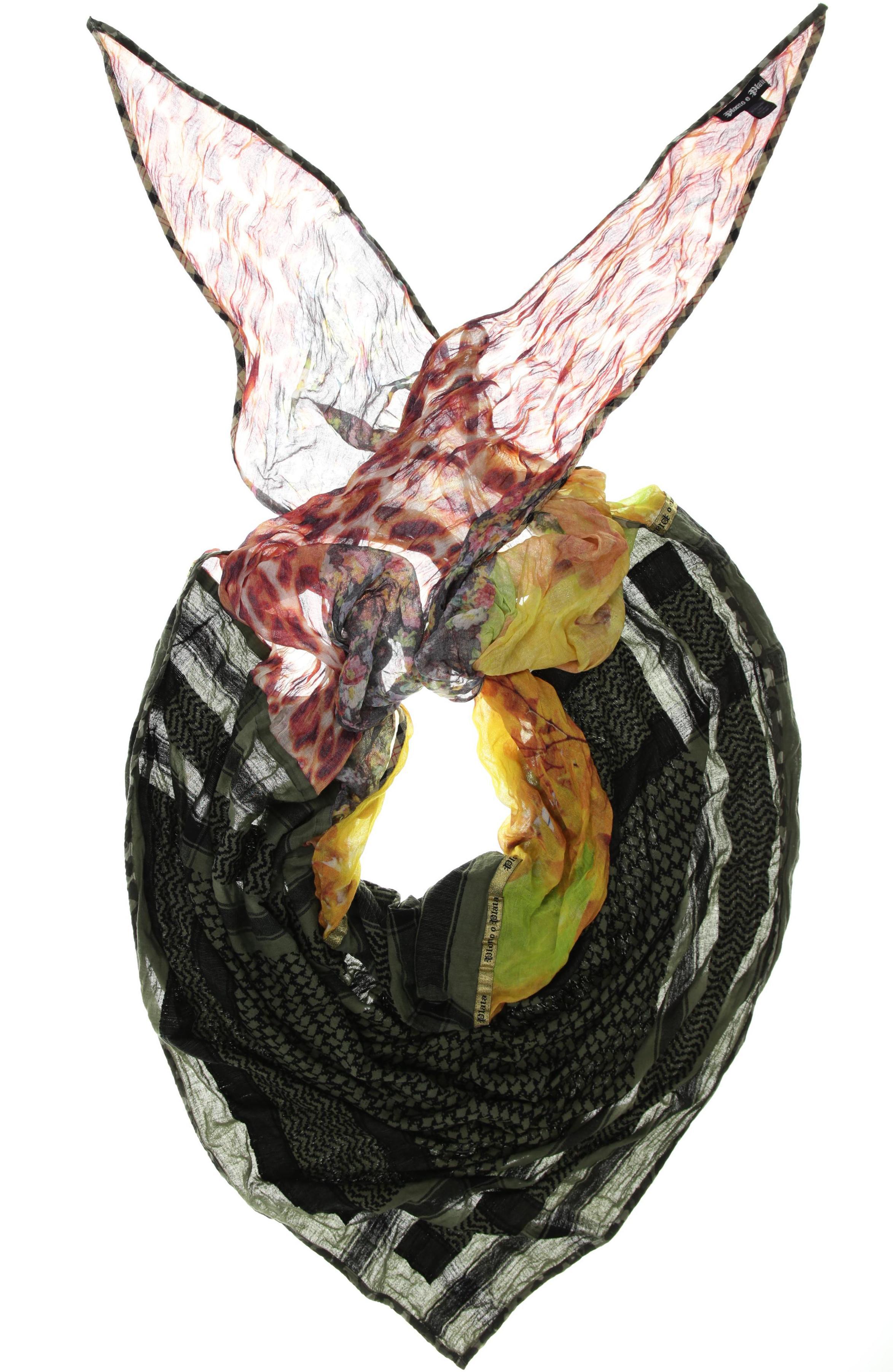 

Plomo o Plata Damen Schal, grün, Gr.