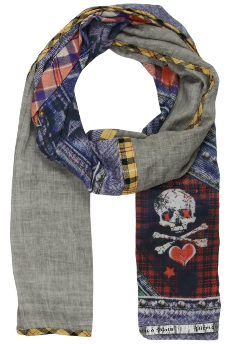 

Plomo o Plata Damen Schal, blau, Gr.