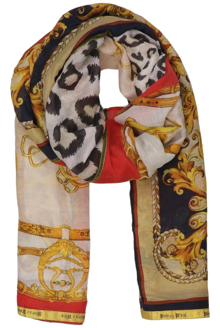 

Plomo o Plata Damen Schal, mehrfarbig, Gr.