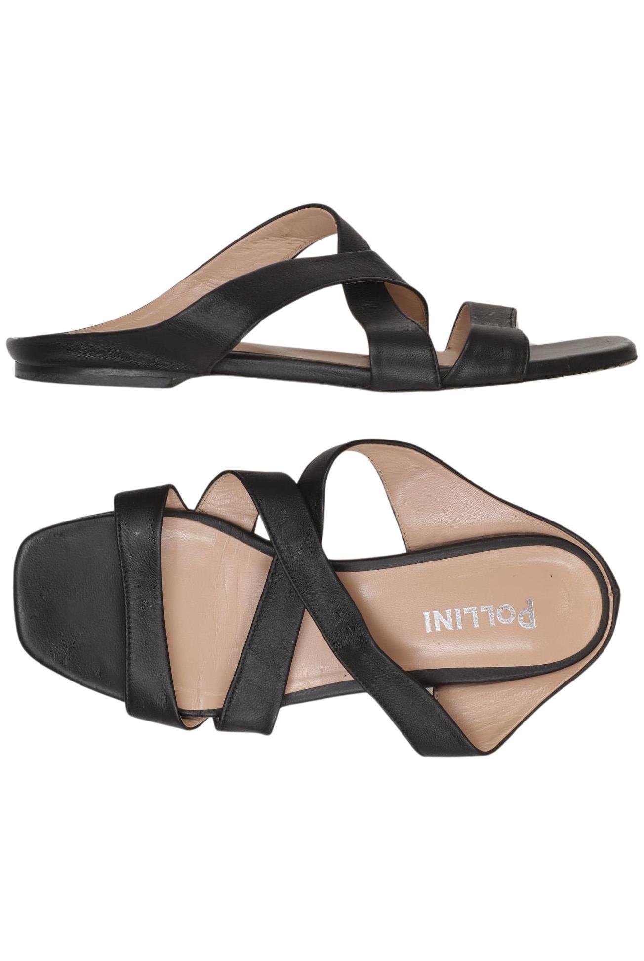 

Pollini Damen Sandale, schwarz, Gr. 38