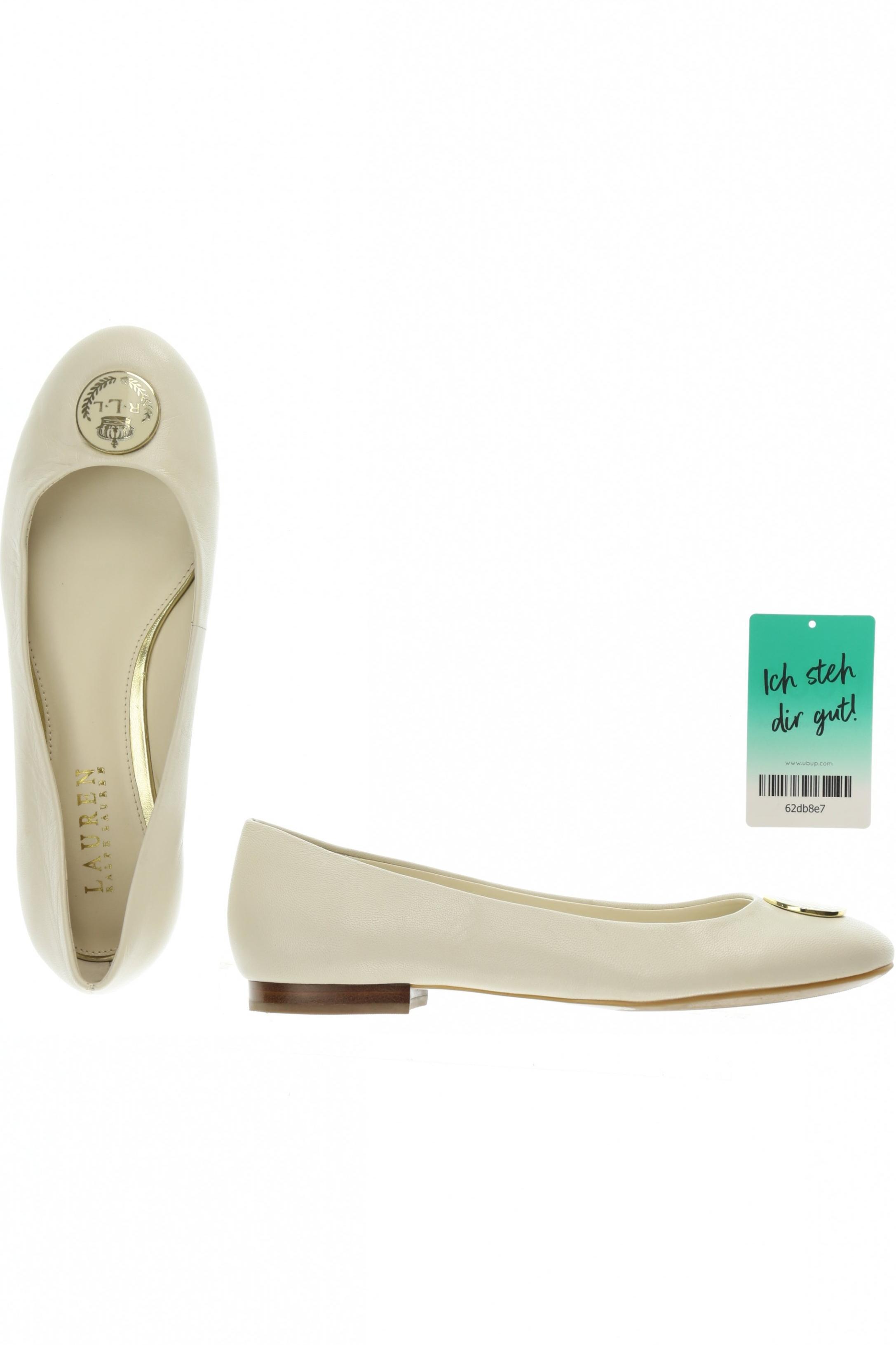 

Lauren Ralph Lauren Damen Ballerinas, beige, Gr. 6.5