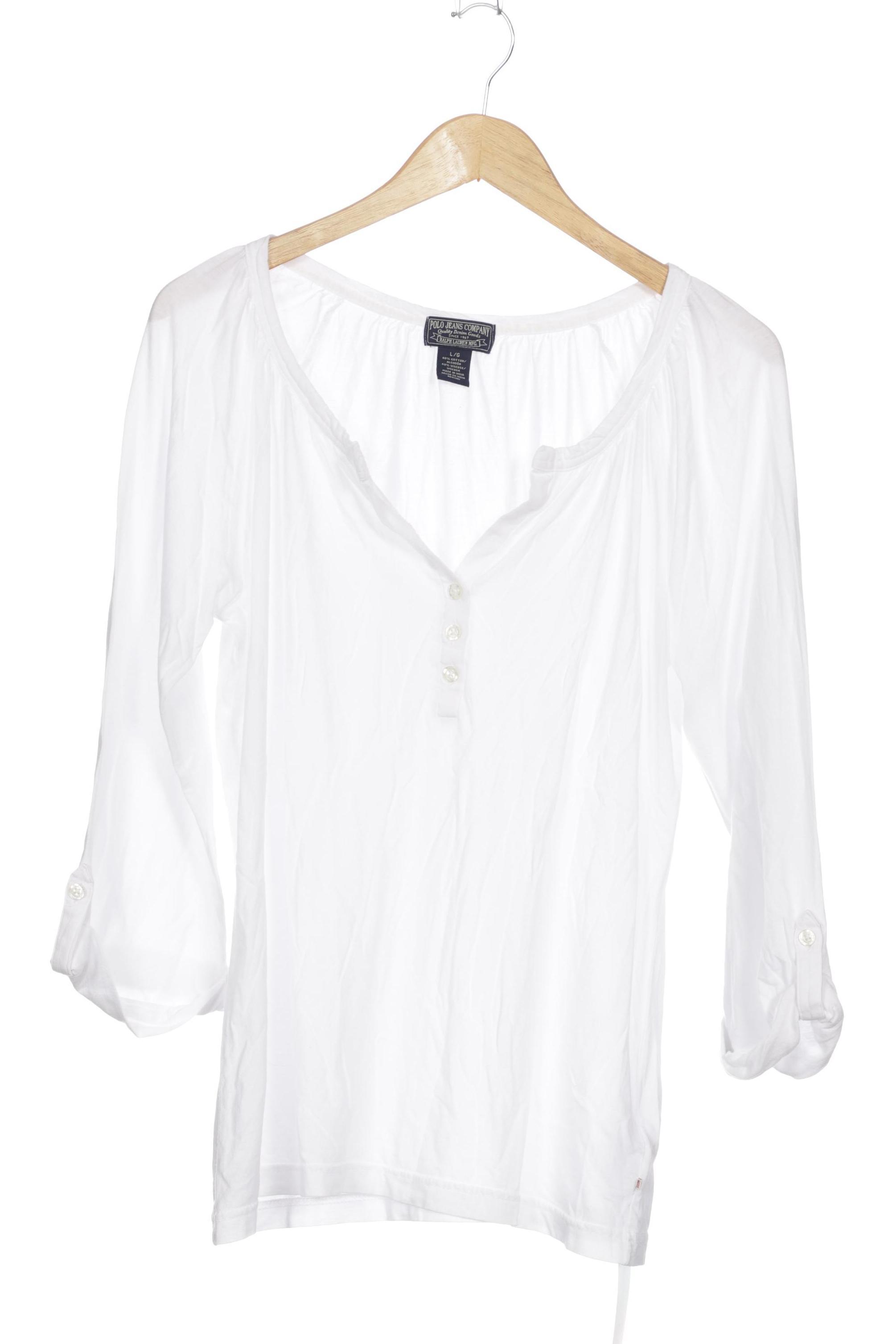 

Polo Ralph Lauren Damen Langarmshirt, weiß, Gr.