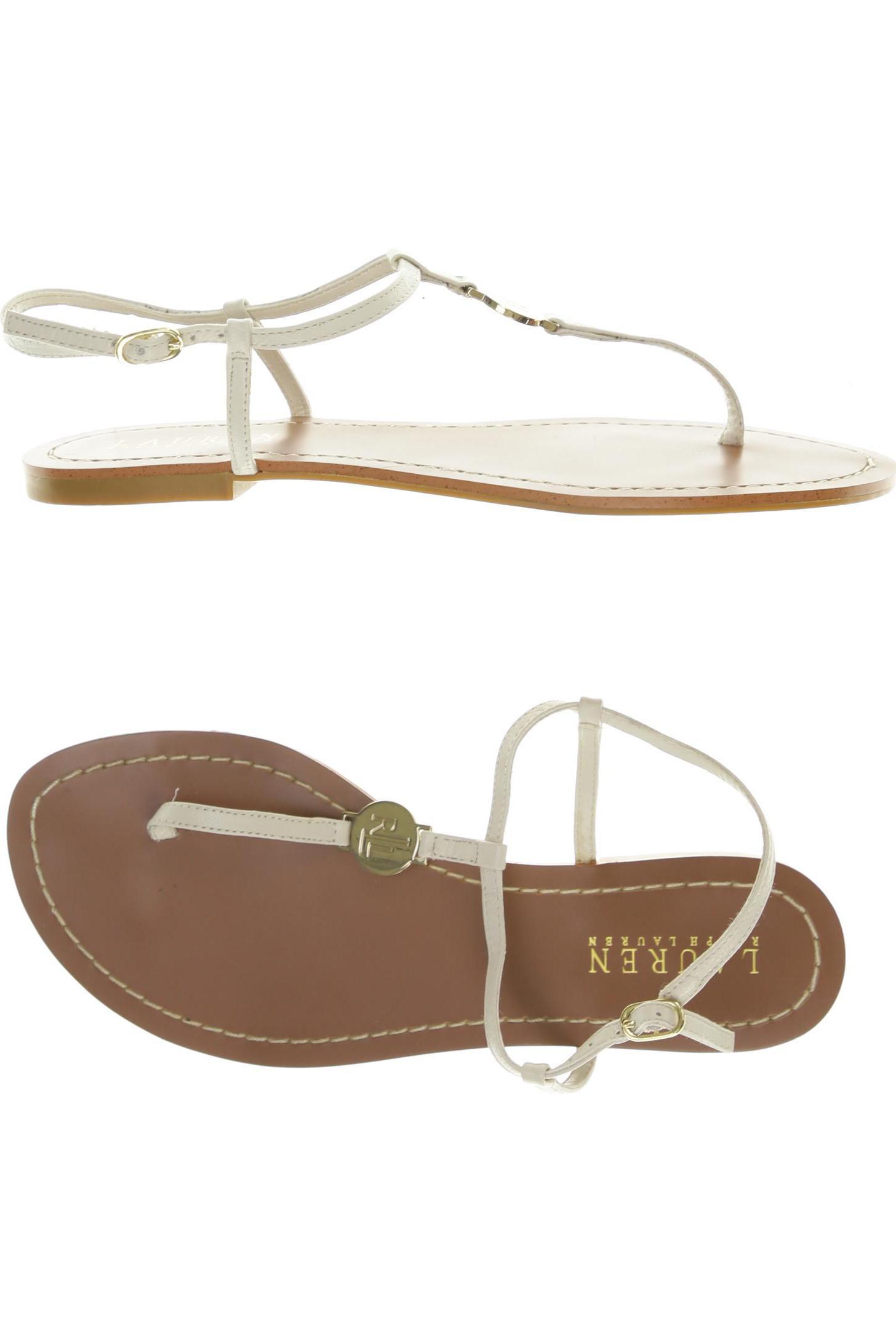 

Lauren Ralph Lauren Damen Sandale, weiß, Gr. 6.5