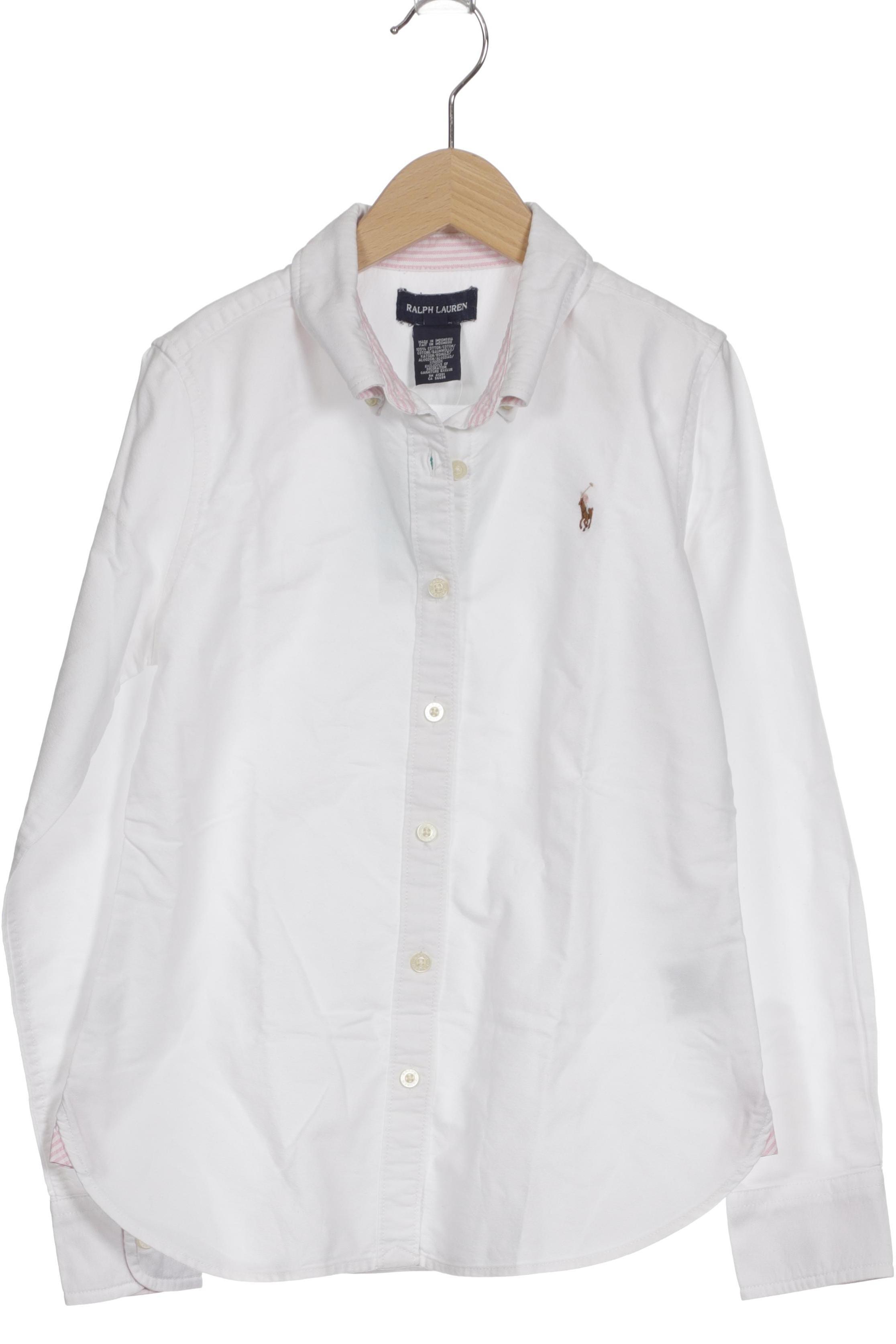 

Polo Ralph Lauren Mädchen Bluse, weiß, Gr. 140